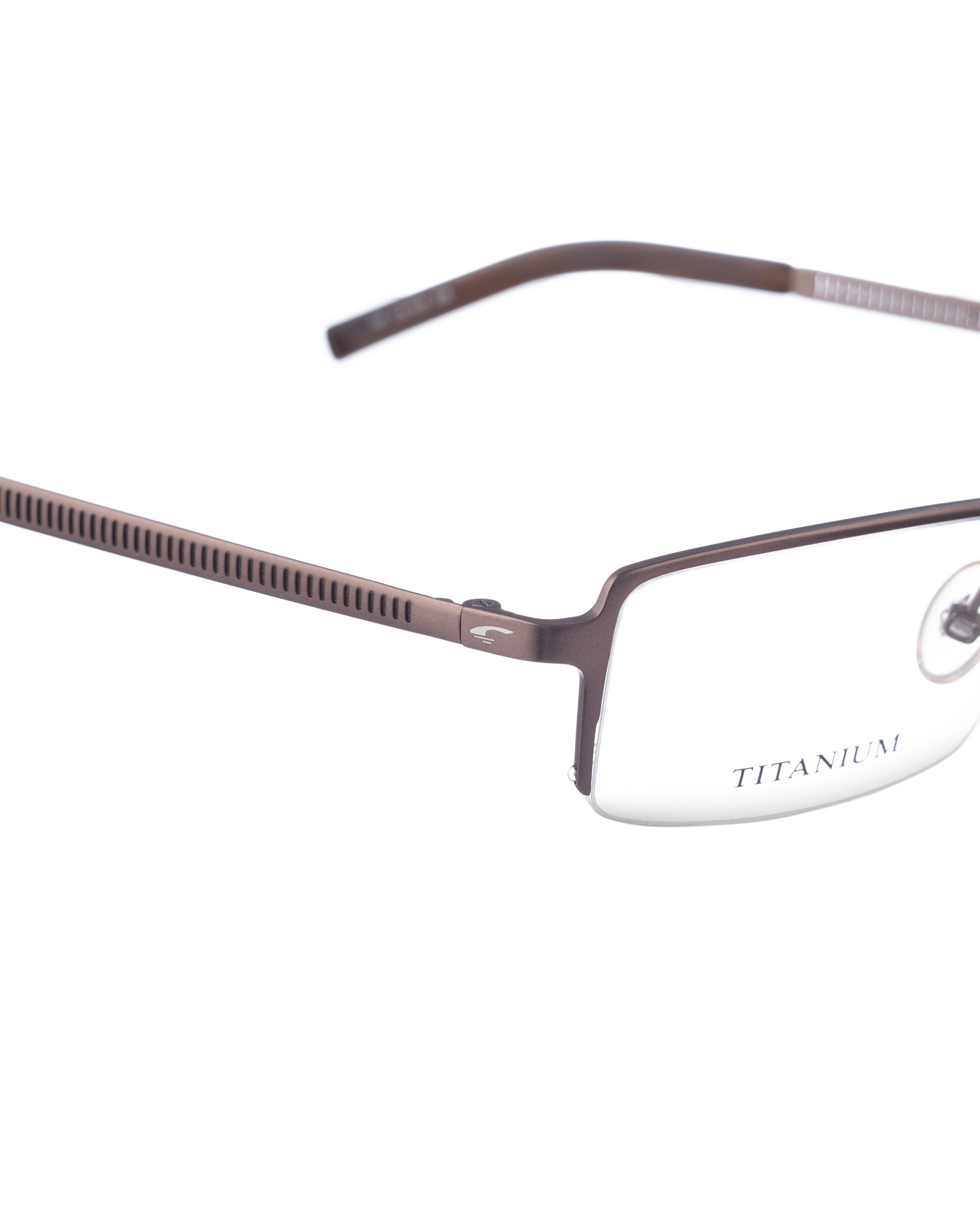 Carrera Carrera 00s Half Rim Brown Glasses with Cut Out Temples Size ONE SIZE - 3 Thumbnail