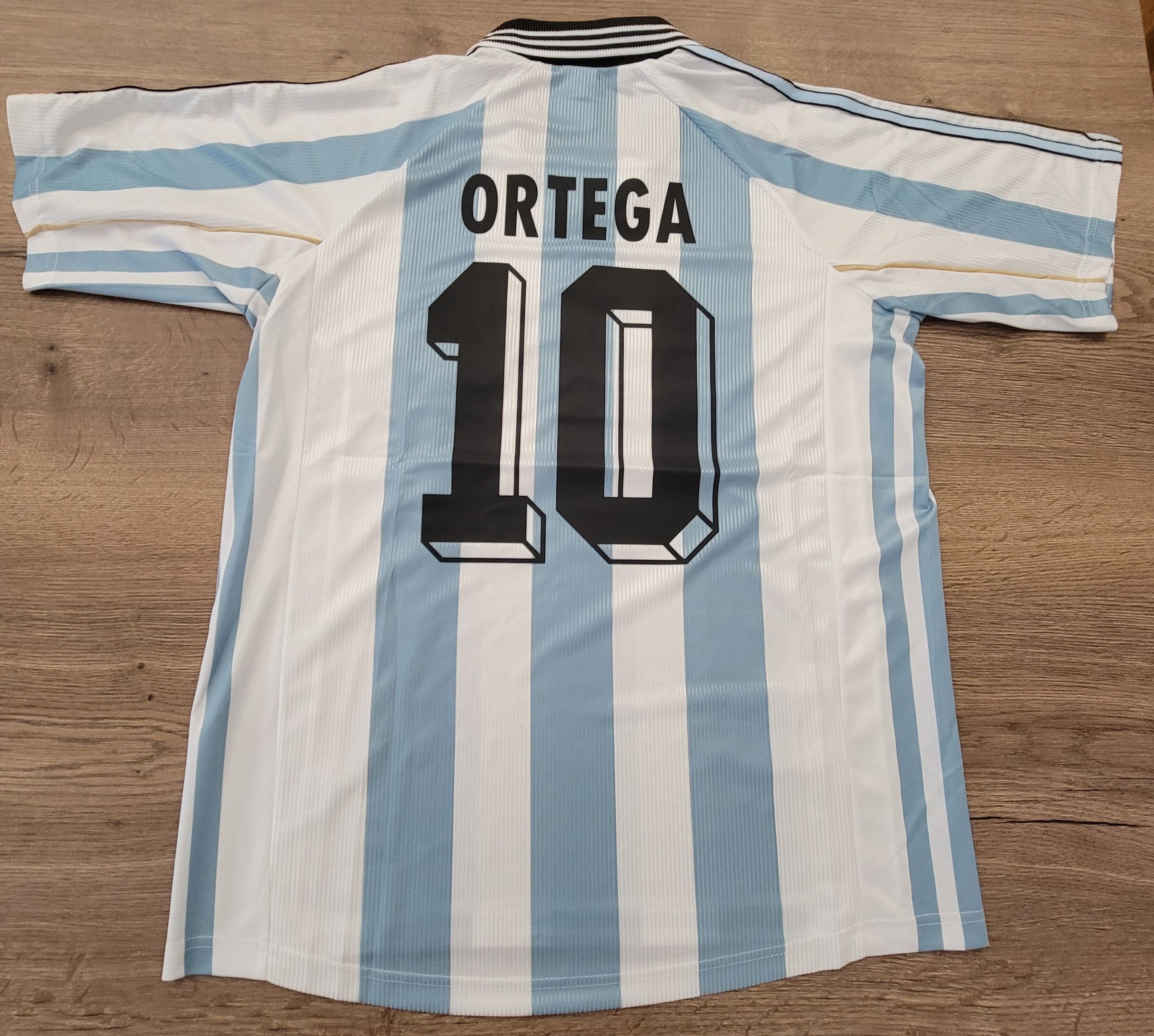 Other Ortega 10 Argentina 1998 Vintage Soccer Jersey Trikot Size US L / EU 52-54 / 3 - 1 Thumbnail