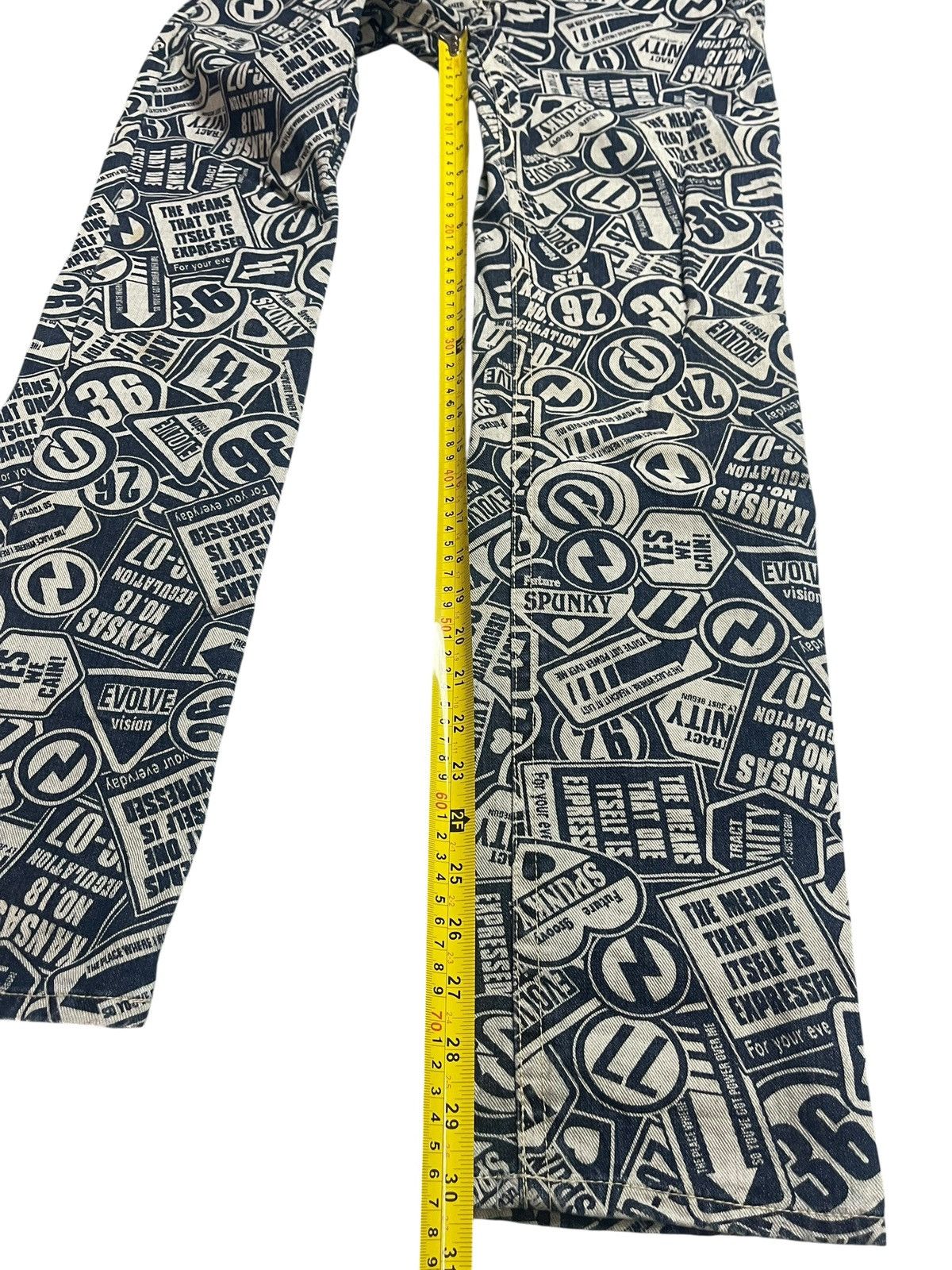 Japanese Brand Vintage Original Jeans Fullprint Hysteric Glamour Style Size US 34 / EU 50 - 5 Thumbnail