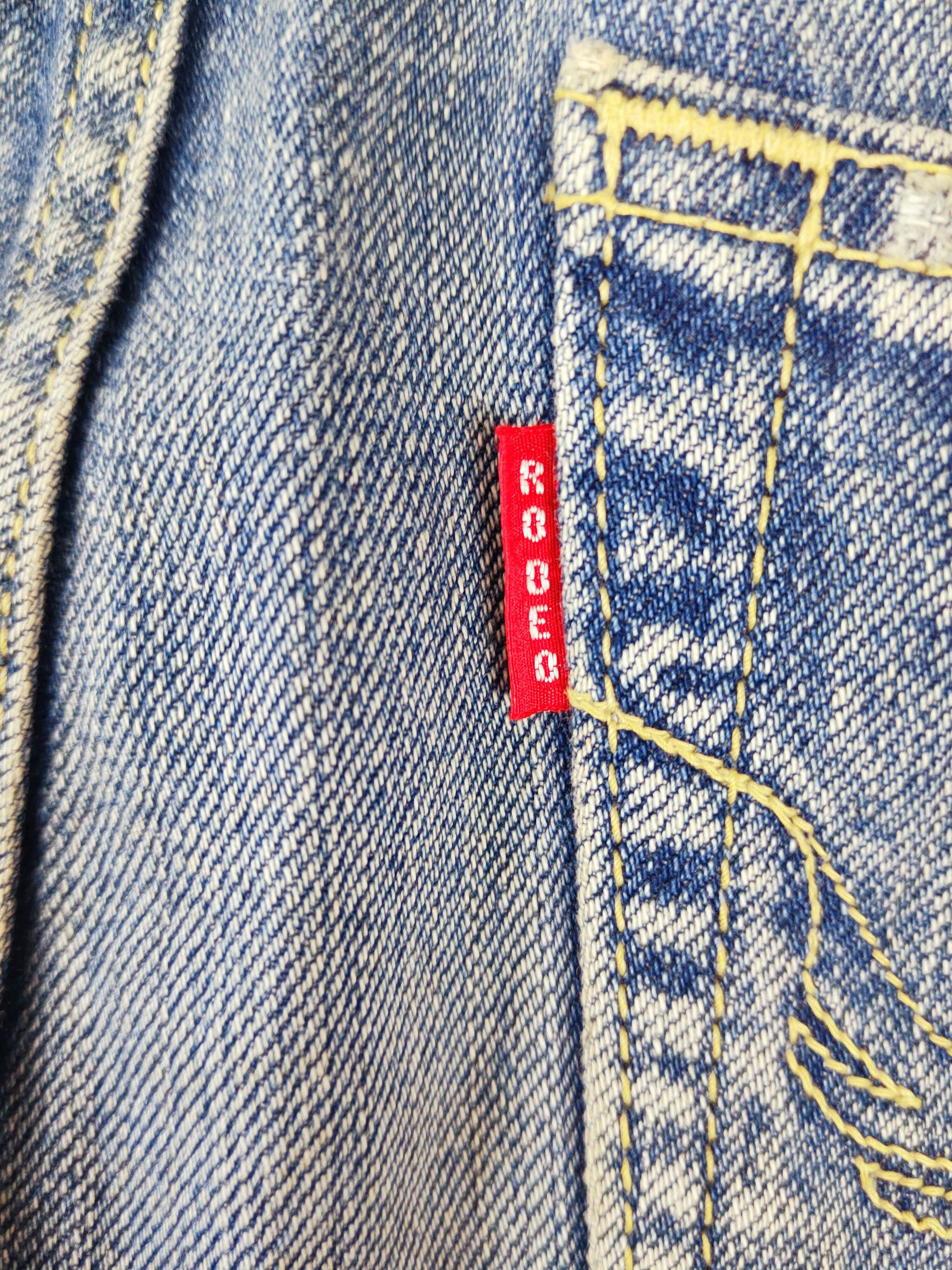 Japanese Brand × Vintage Super Rare 💥Rodeo Crowns Blue Distressed Ripped Jeans Size 30" / US 8 / IT 44 - 11 Thumbnail