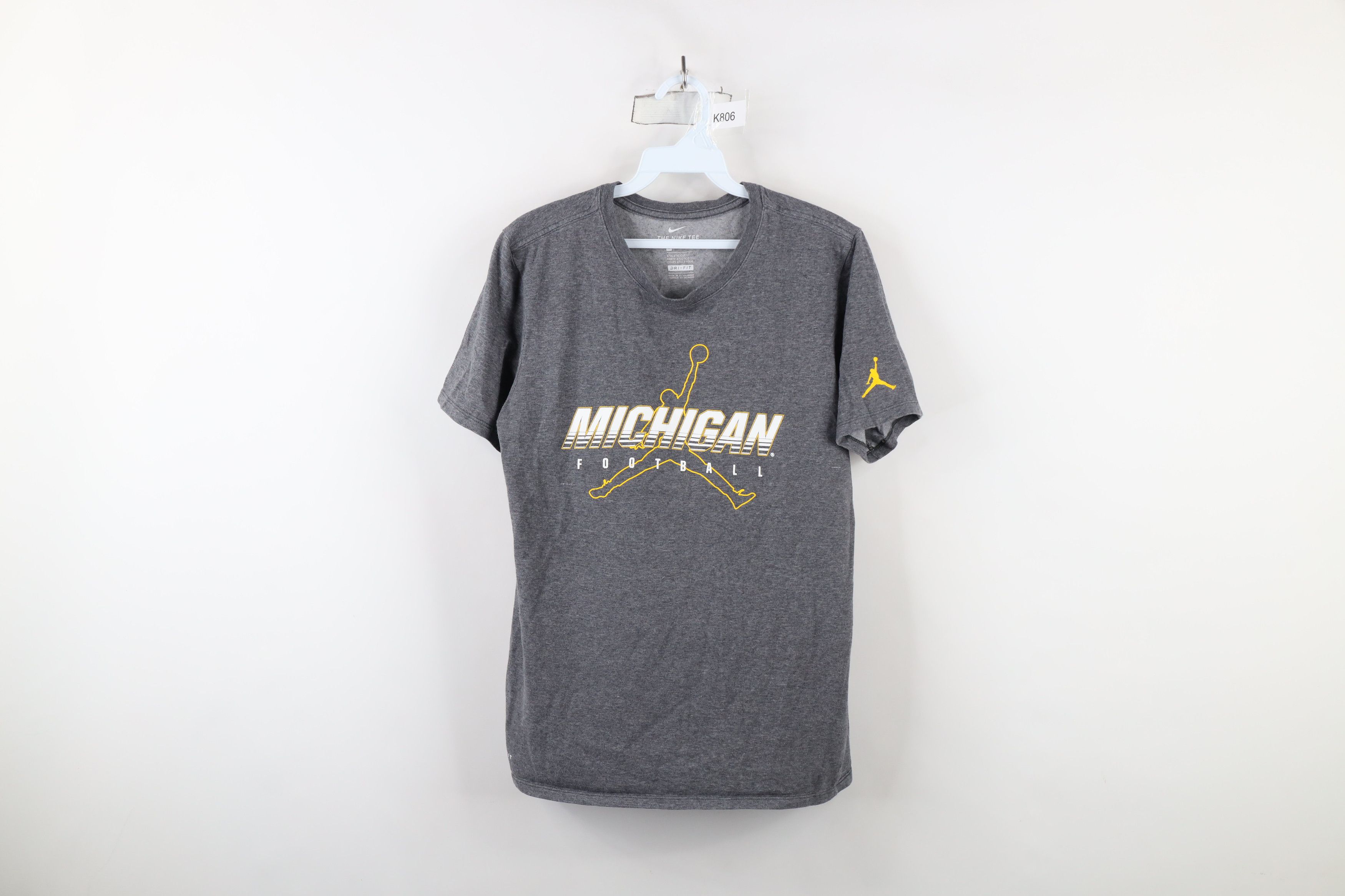 Nike × Vintage Nike Air Jordan Jumpman University of Michigan T-Shirt Size US S / EU 44-46 / 1 - 1 Thumbnail
