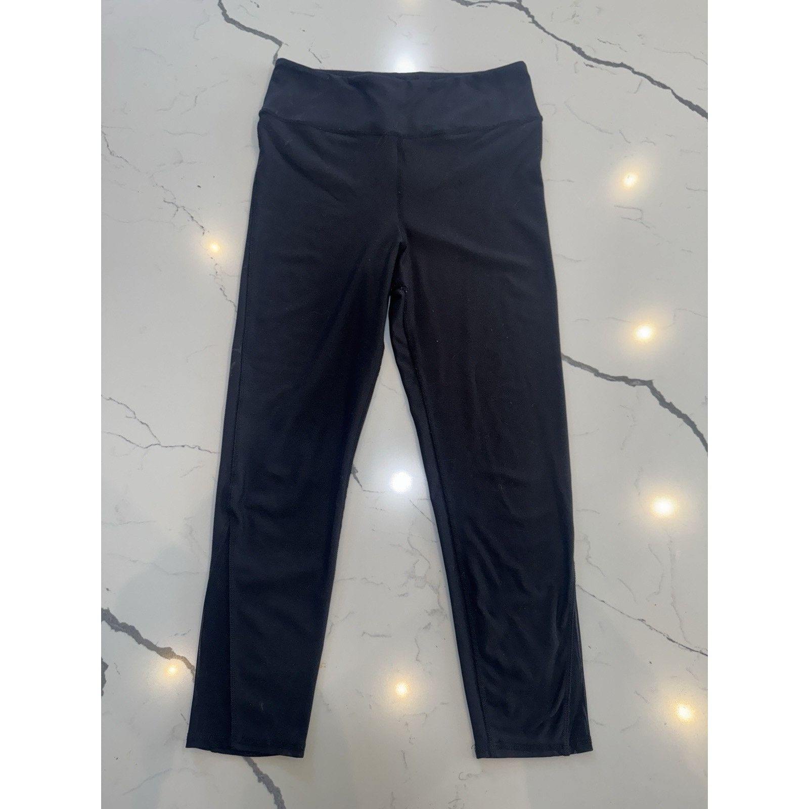 Other EVCR Black Capri Leggings Womens XL Mesh Calf Panels Pants Size 28" / US 6 / IT 42 - 1 Thumbnail