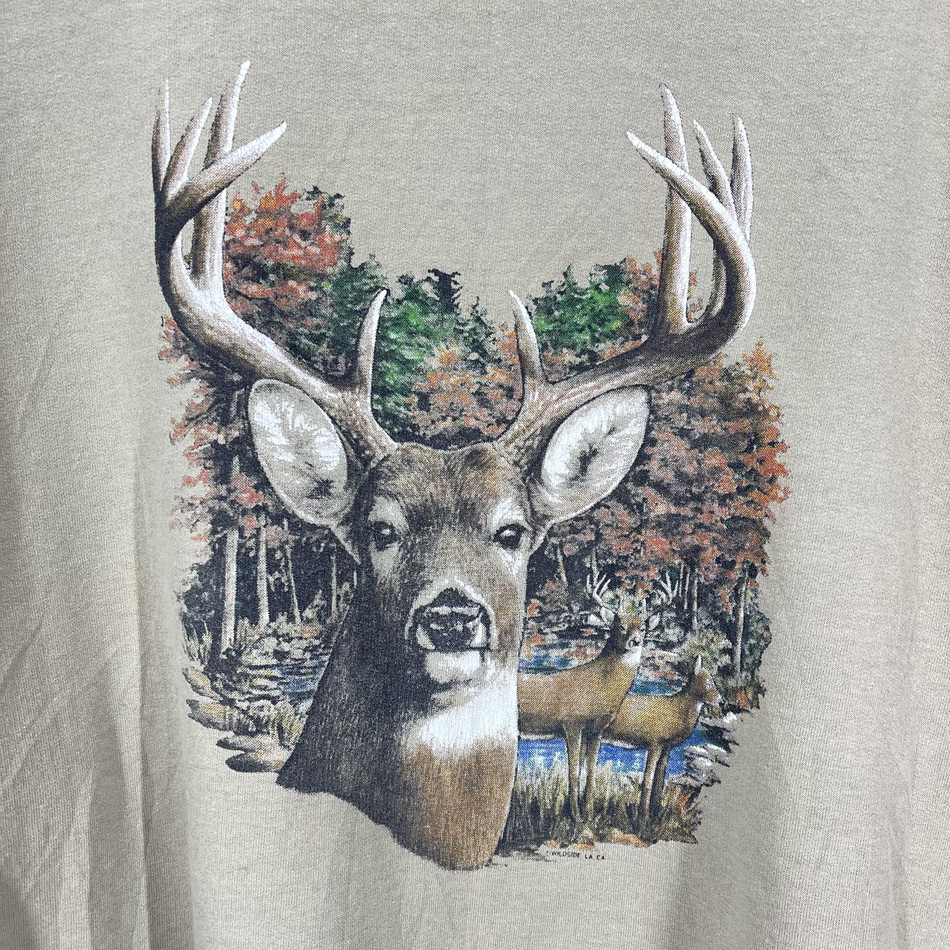 Jerzees Y2K Vintage DEER STAG by JERZEES Sweatshirt #1977/12 Size US XL / EU 56 / 4 - 3 Thumbnail
