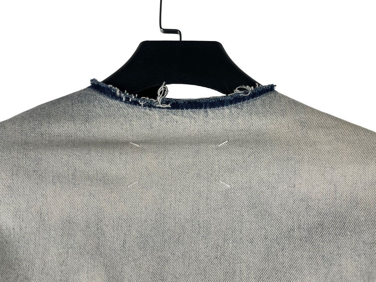 Maison Margiela Maison Margiela Collarless Oversized Denim Jacket Size US S / EU 44-46 / 1 - 5 Thumbnail