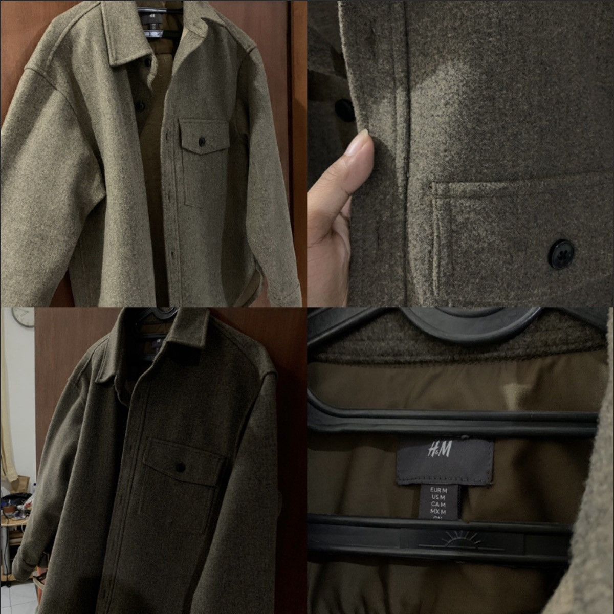 H&M Outer H&M Mocha Size 42S - 1 Preview