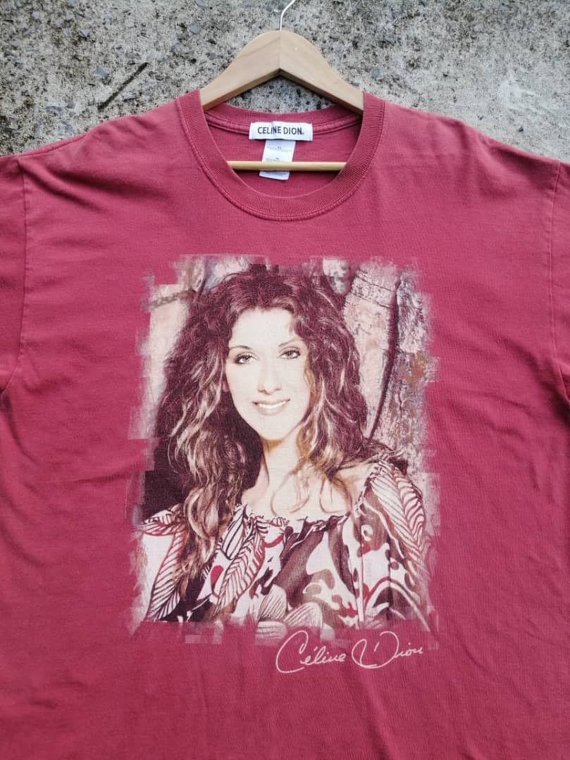 Vintage Vintage Celine Dion Photo Tee Size US XL / EU 56 / 4 - 5 Thumbnail