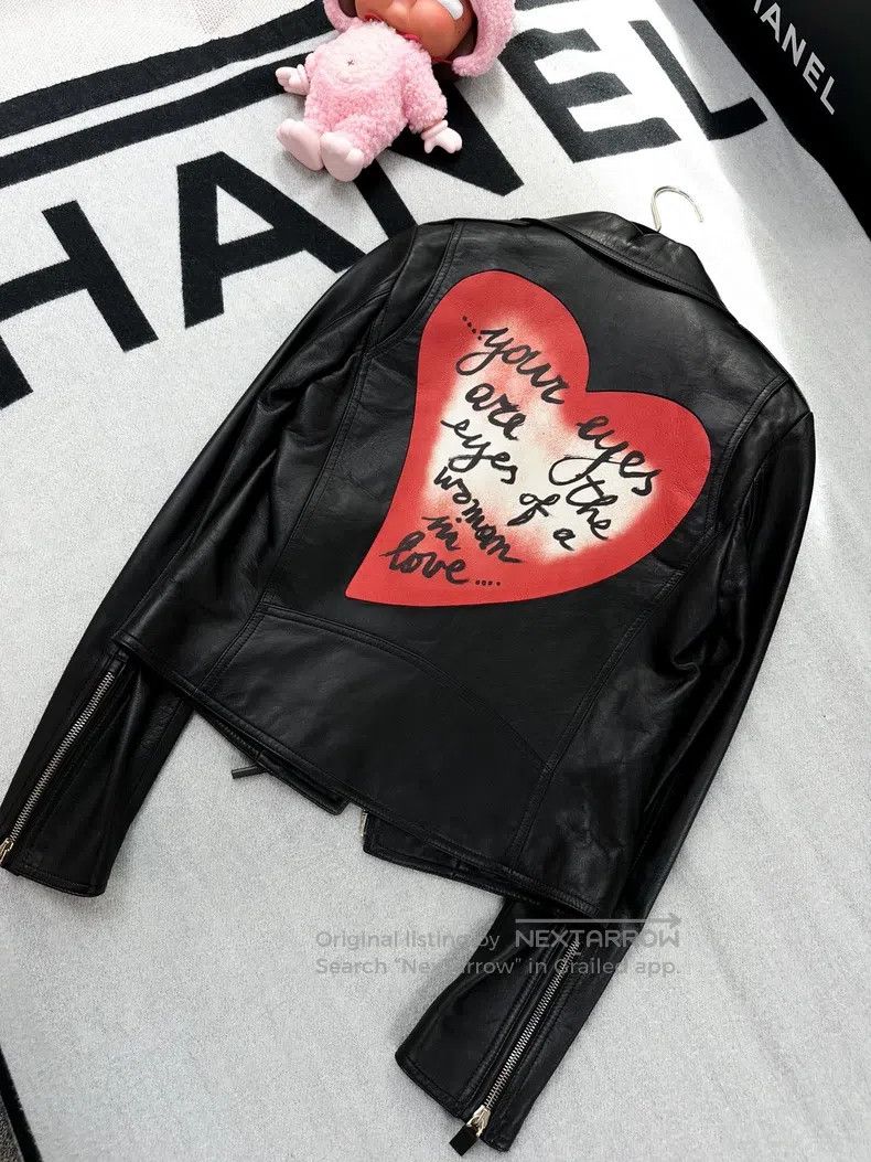 Other Valentino Black long-sleeved cropped leather jacket Size S / US 4 / IT 40 - 4 Thumbnail