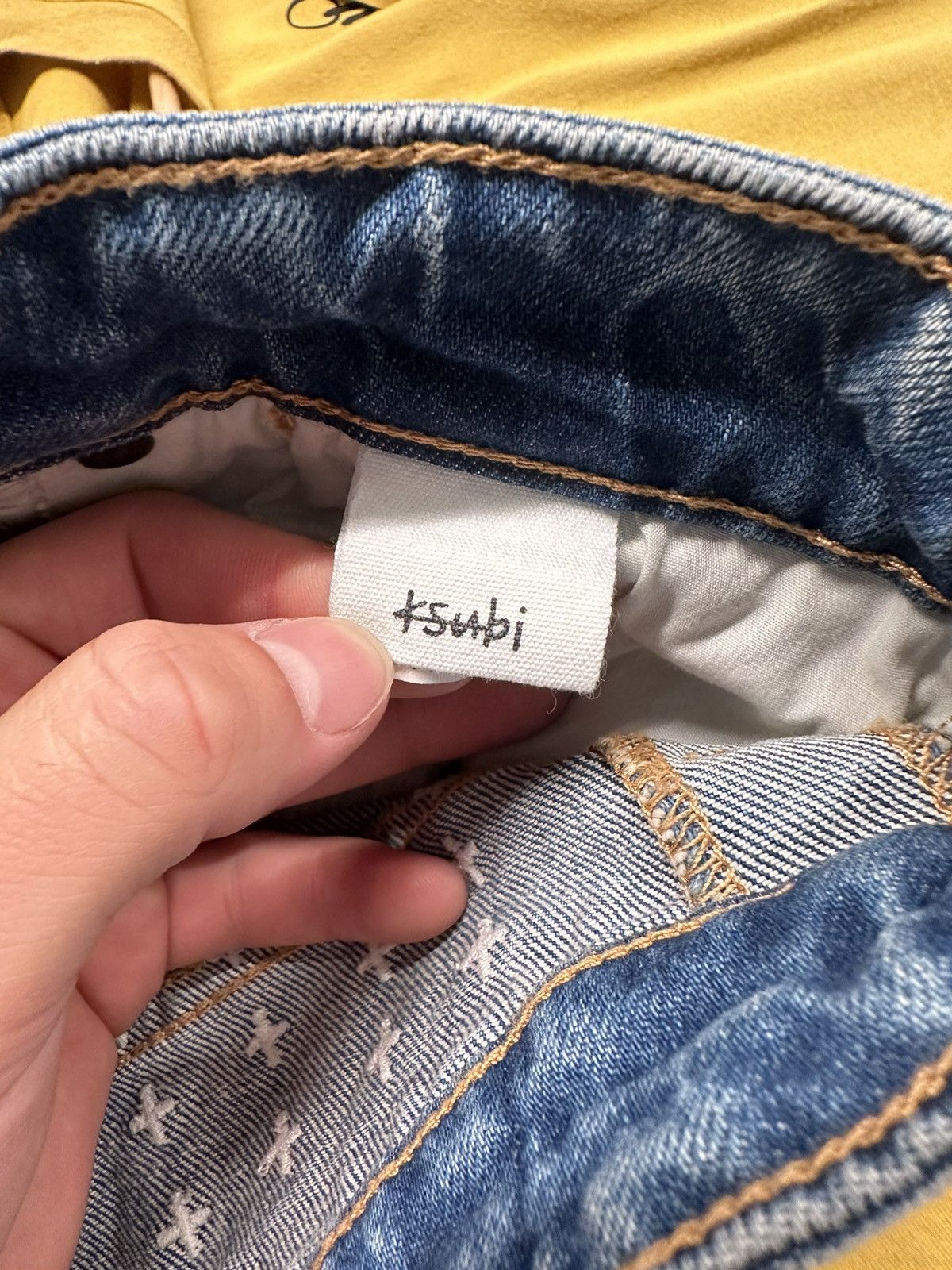 Ksubi Ksubi Stitch Patch Distressed Blue Denim Jeans Size 30 Size US 30 / EU 46 - 7 Thumbnail
