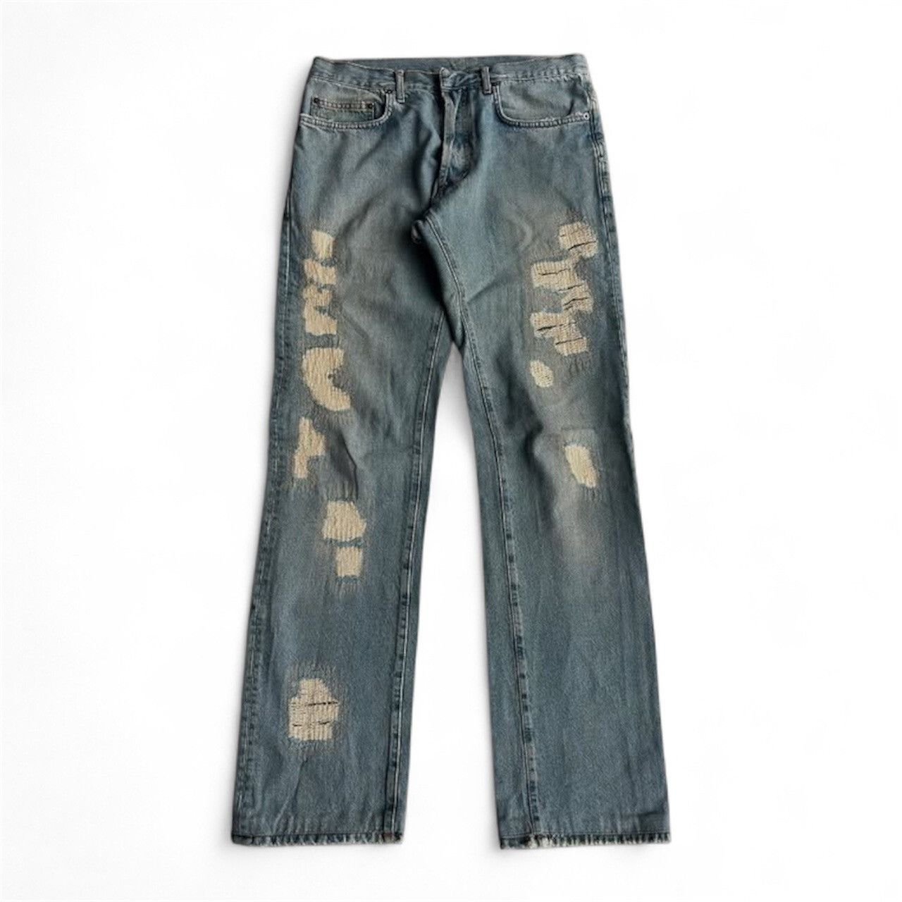 Dior Hedi Crash Denim | Grailed