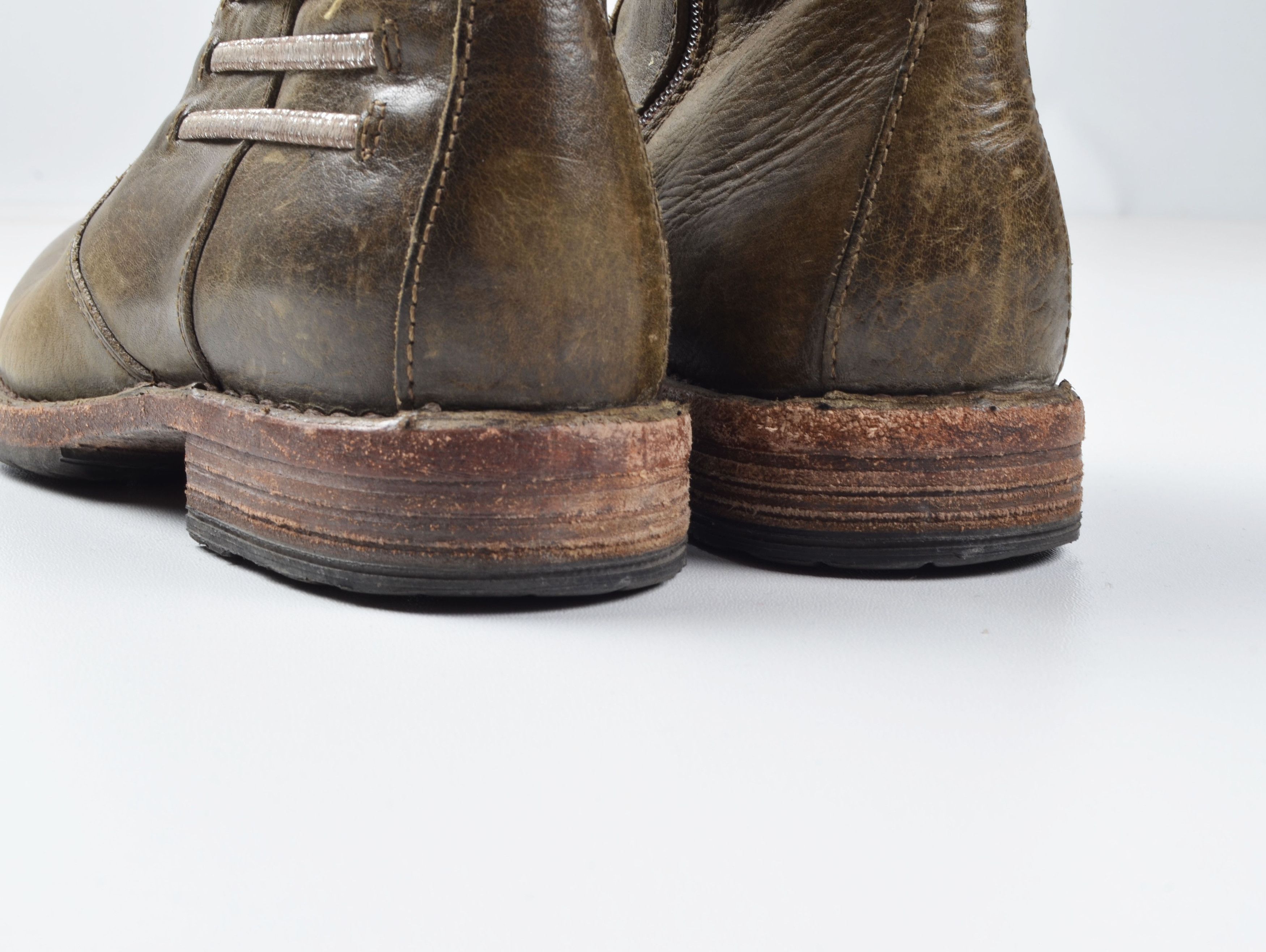 MoMA MOMA Avant Garde Leather Ankle Boots Size US 6 / IT 36 - 7 Thumbnail
