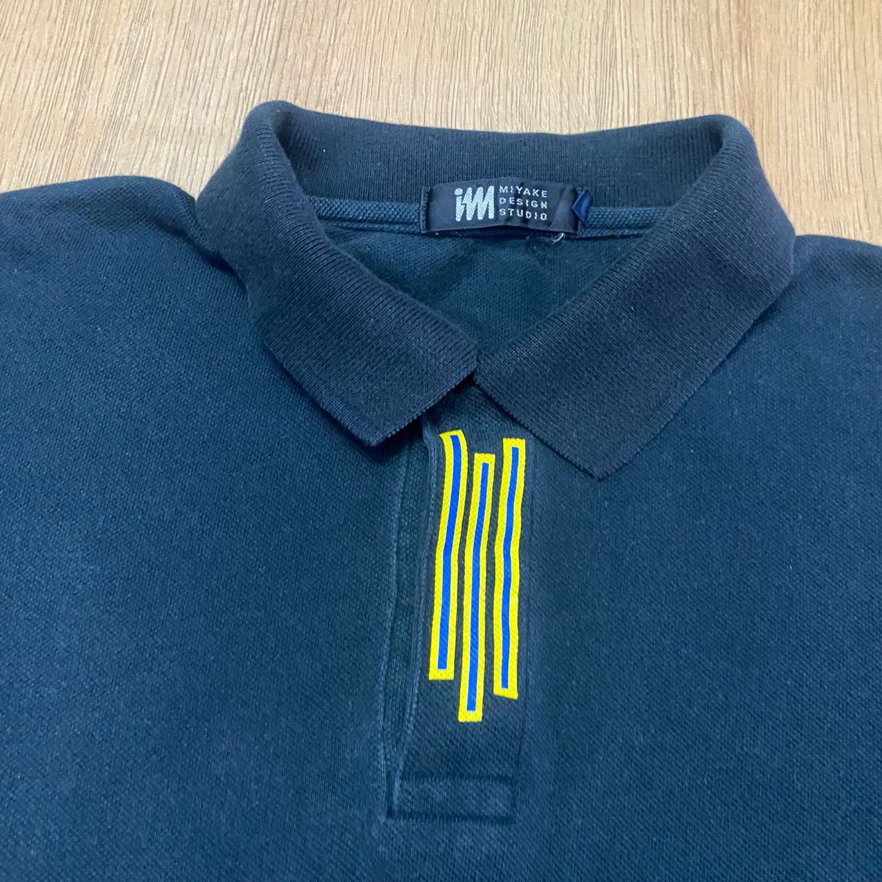 Issey Miyake Vintage Issey Miyaki Design Polo Shirt Size US M / EU 48-50 / 2 - 3 Thumbnail