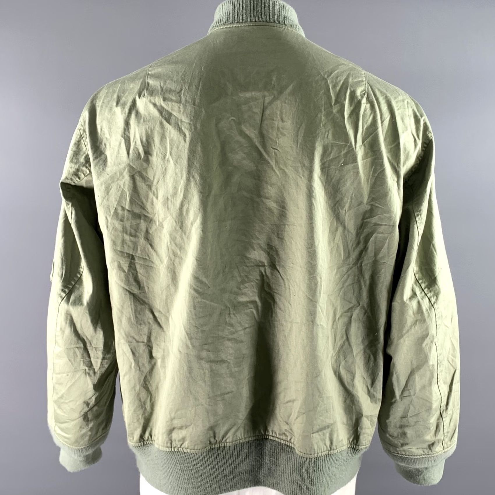 Beams Plus BEAMS PLUS XL Green Sage Cotton Bomber Jacket Mens Size US XL / EU 56 / 4 - 4 Thumbnail