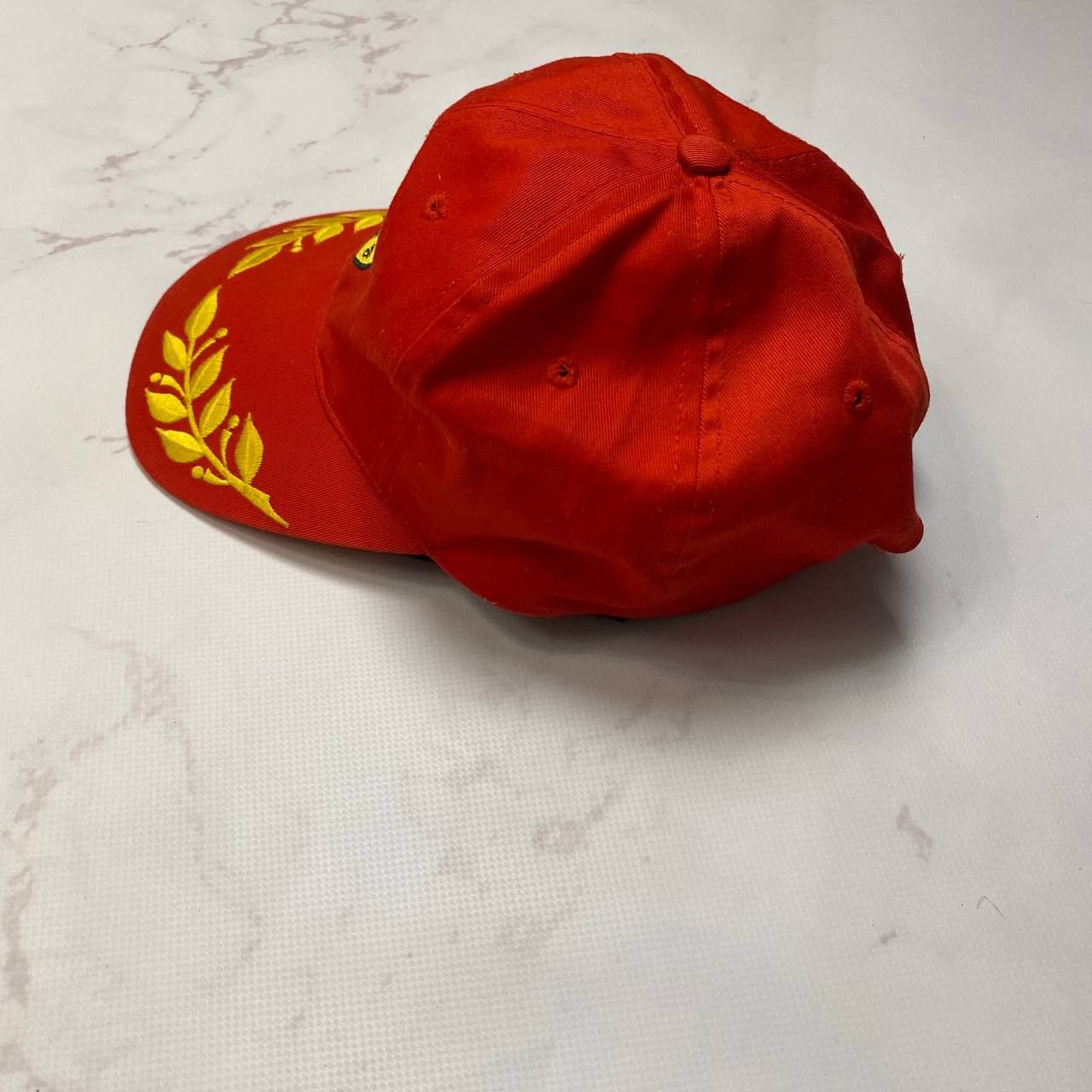 Ferrari Ferrari Red Vintage Cap Hats Big Logo Italia Formula Uno Size ONE SIZE - 4 Thumbnail