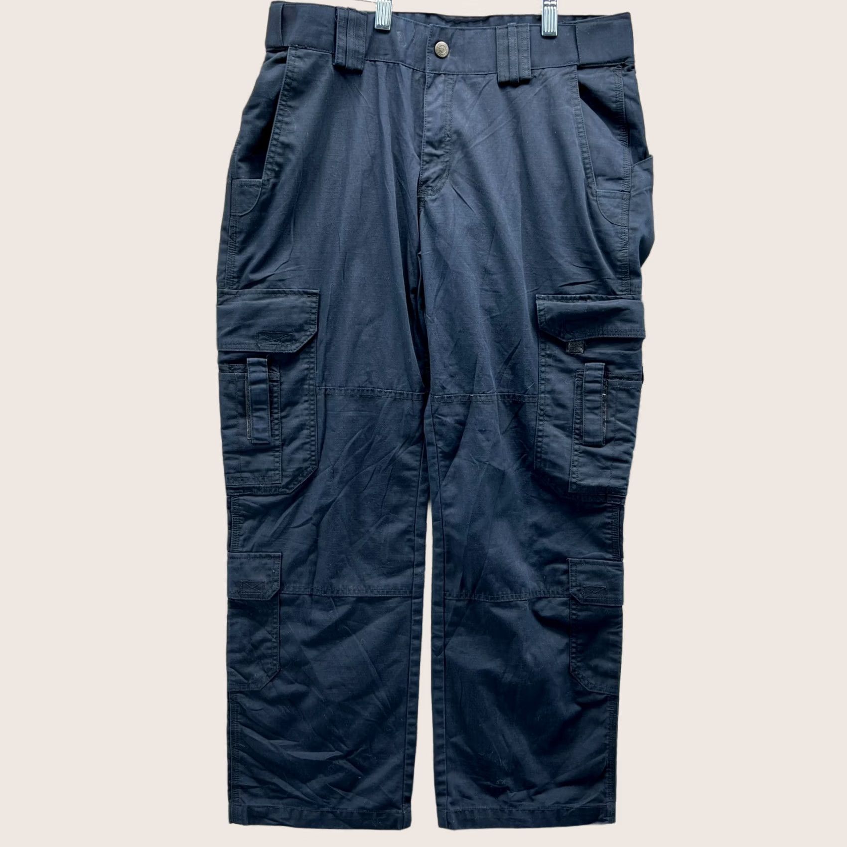 Vintage 5.11 Tactical Pants Women 12 Blue Cargo Ripstop TACLITE EMS 64369 Cargo Pants Womens Blue 12 Size 34" / US 12 / IT 48 - 1 Thumbnail