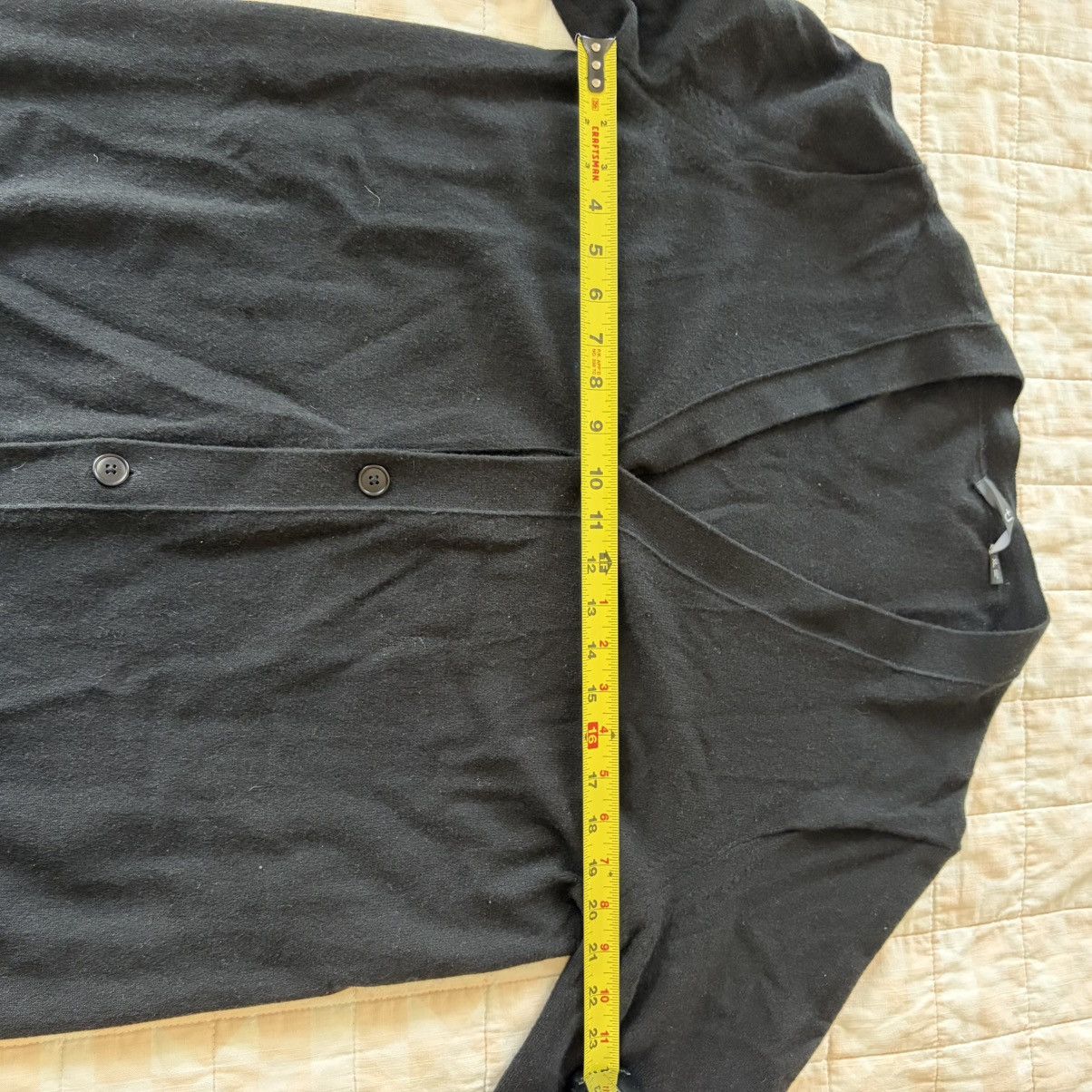 Jil Sander × Uniqlo Uniqlo +J Jil Sander Merino Blend Cardigan Black XL Size US XL / EU 56 / 4 - 5 Thumbnail