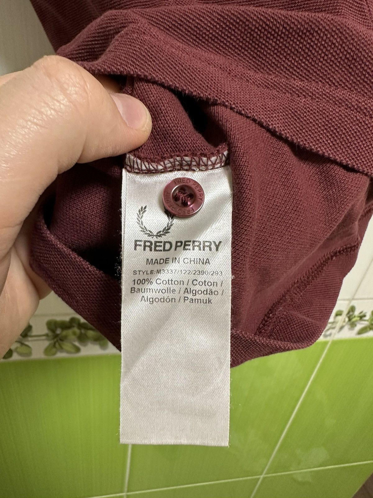 Fred Perry Fred Perry Polo Twisted Wheel Collection Limited size S Size US S / EU 44-46 / 1 - 7 Thumbnail