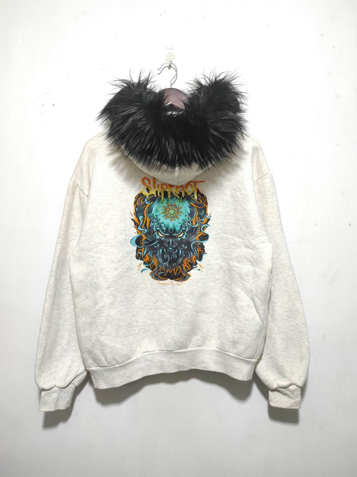 Band Tees Trendy Apparel Slipknot fur hoodie Size US M / EU 48-50 / 2 - 9 Thumbnail