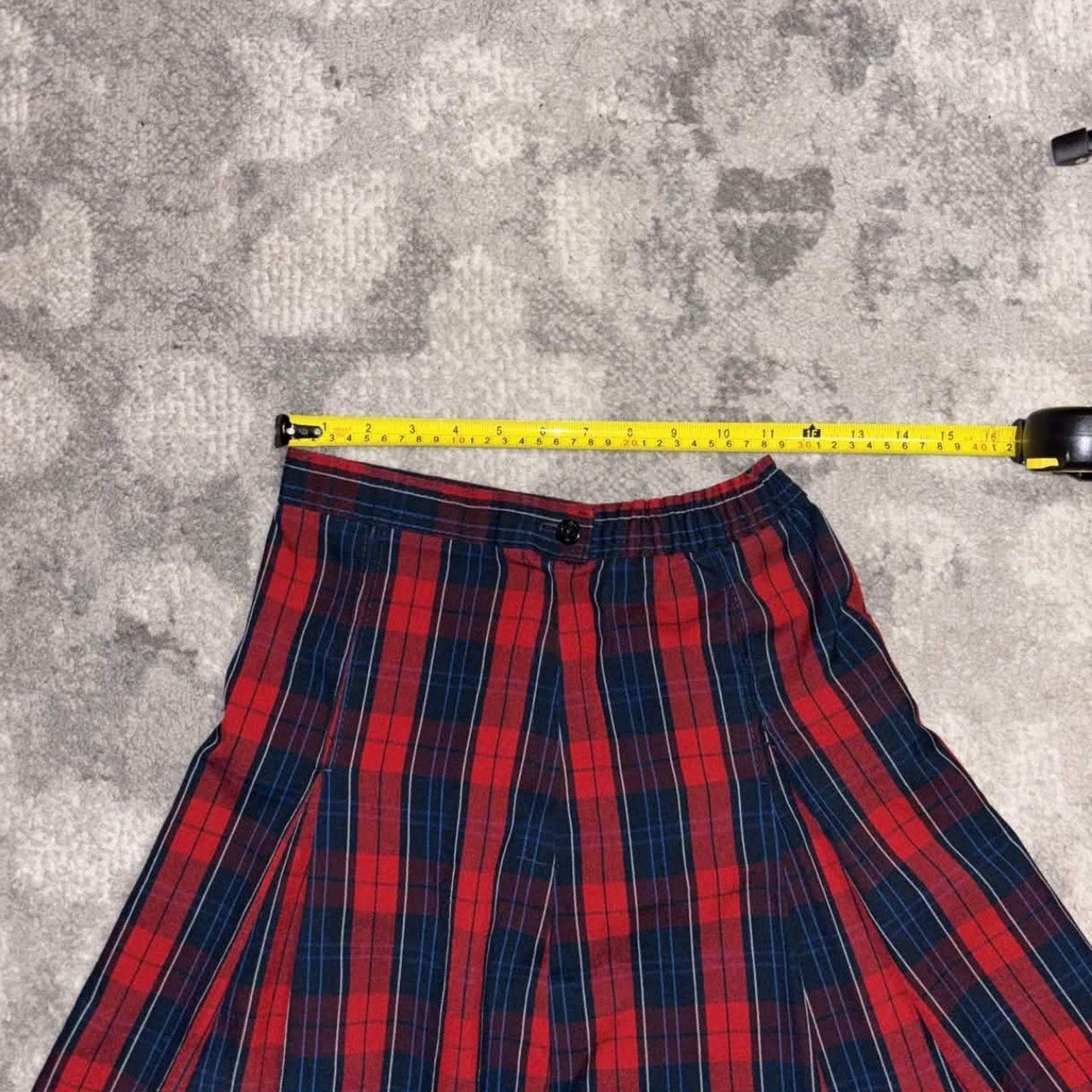 Vintage Vintage 90s Pleated Plaid Mini Skirt Size 27" / US 4 / IT 40 - 4 Thumbnail
