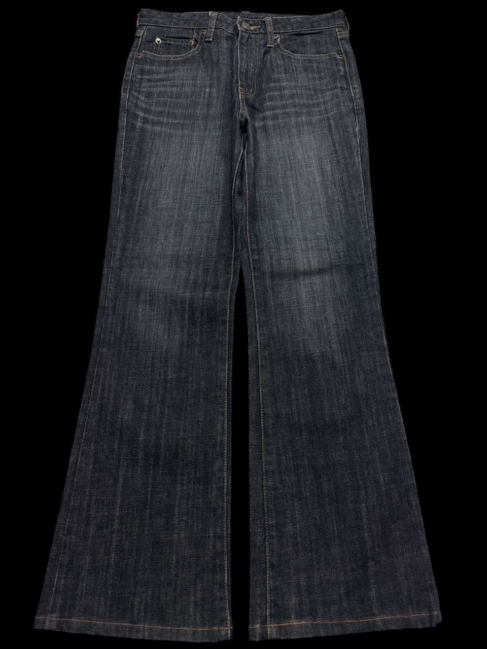 Uniqlo BOOTCUT Vintage 90s Style Uniqlo Mudwash Sick Bell Bottom Size US 27 - 1 Thumbnail