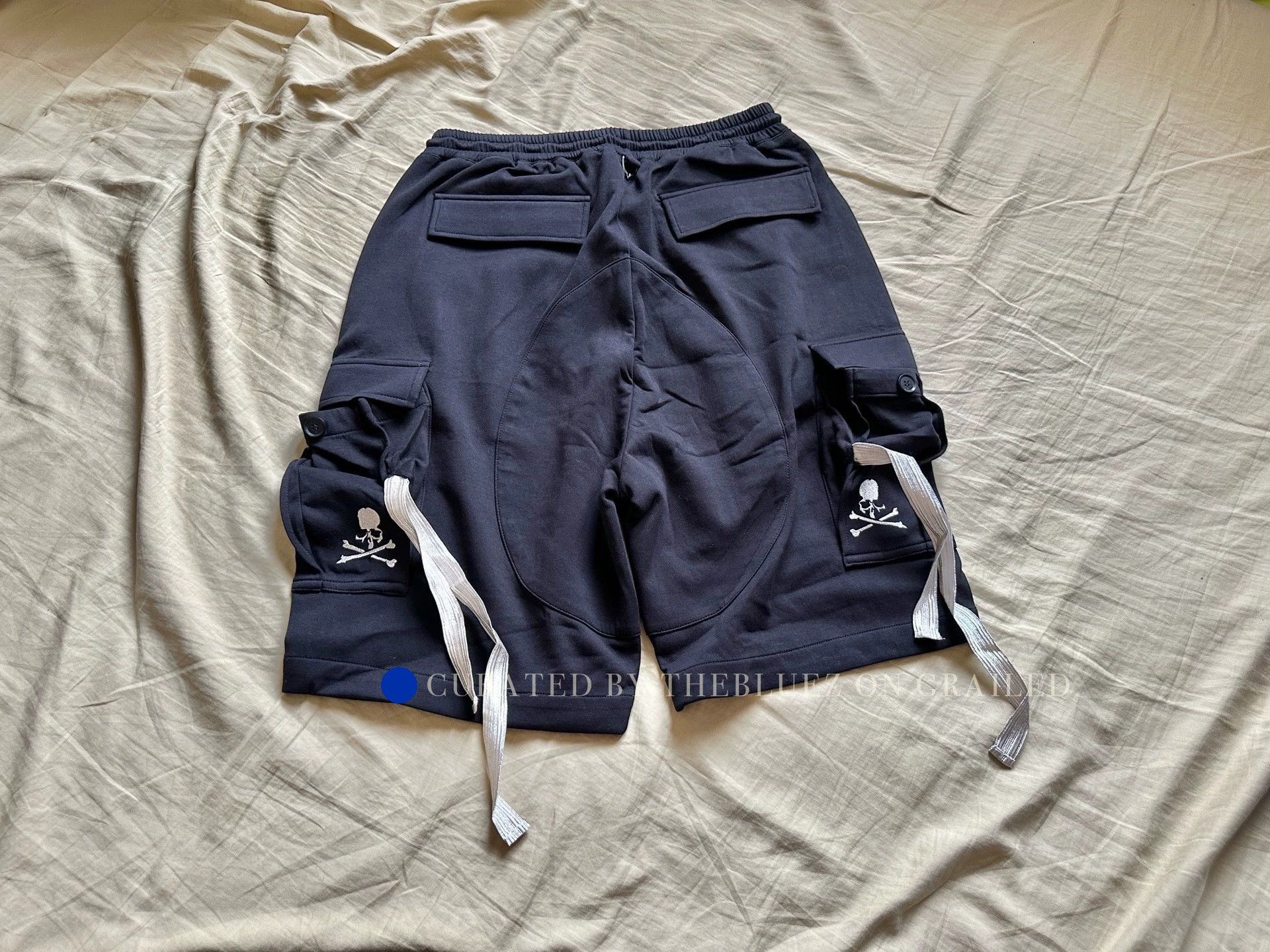 Mastermind World Black Ribbed Pocket Shorts with Gold Skull Size US 34 / EU 50 - 1 Thumbnail