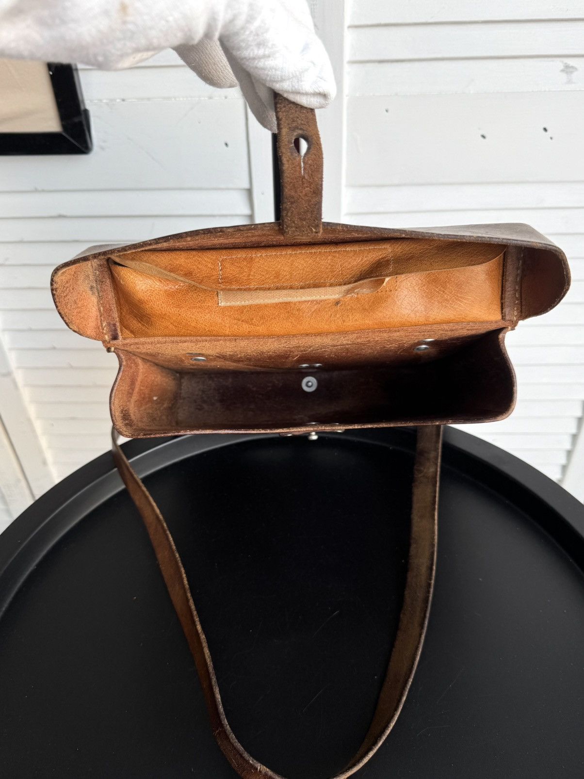 Vintage Vintage Swiss Army Leather Satchel Handcrafted Bag 1976 Size ONE SIZE - 14 Thumbnail