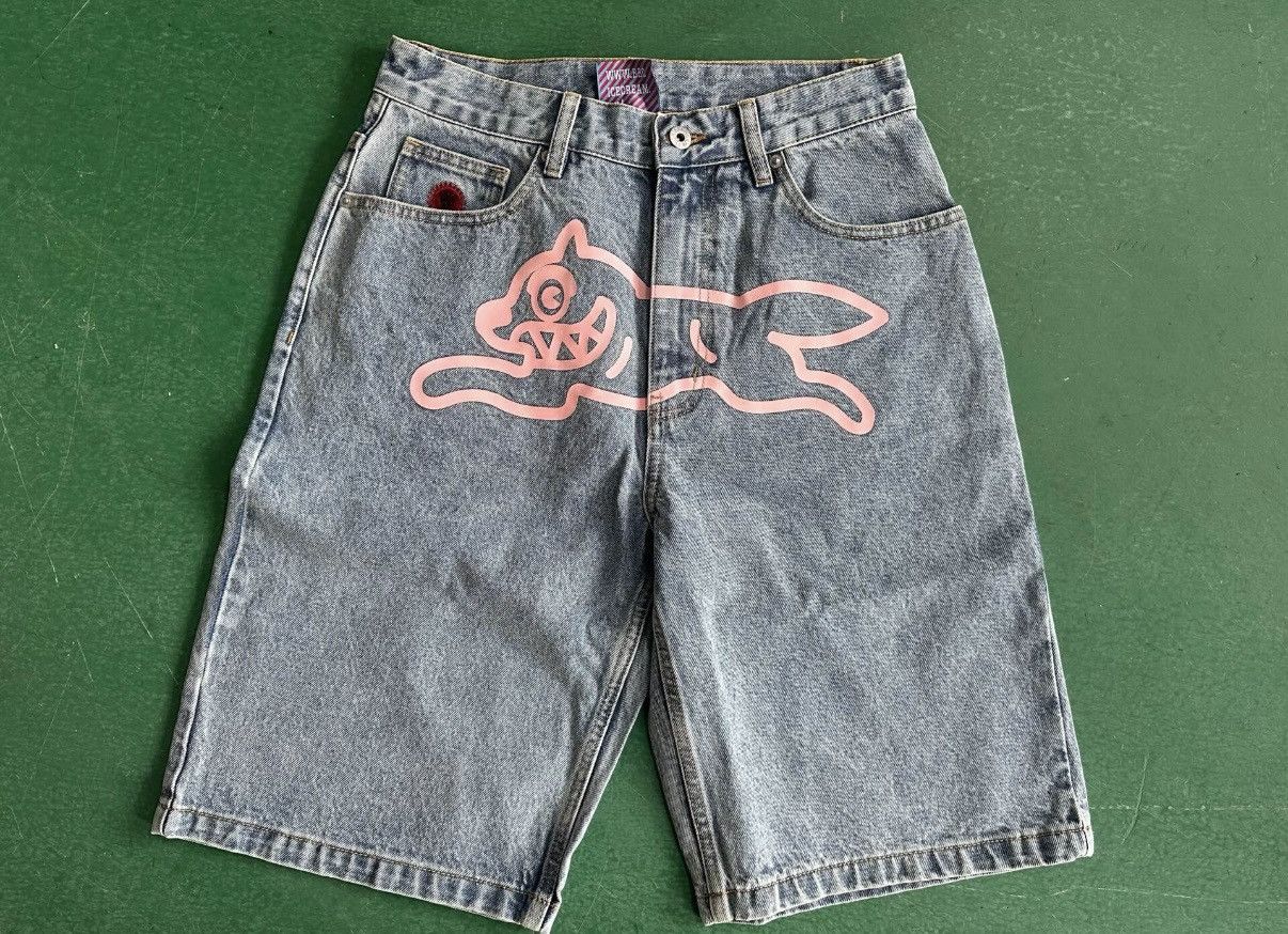 Billionaire Boys Club Billionaire Boys Club BBC ICECREAM Flying Dog Denim Shorts Size US 32 / EU 48 - 1 Thumbnail