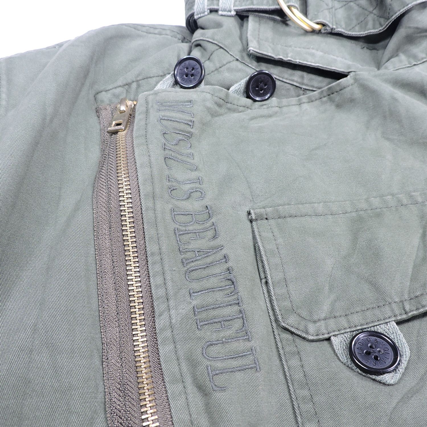 Zadig & Voltaire Zadig & Voltaire Swedish Motorcycle Jacket Size XS / US 0-2 / IT 36-38 - 9 Thumbnail