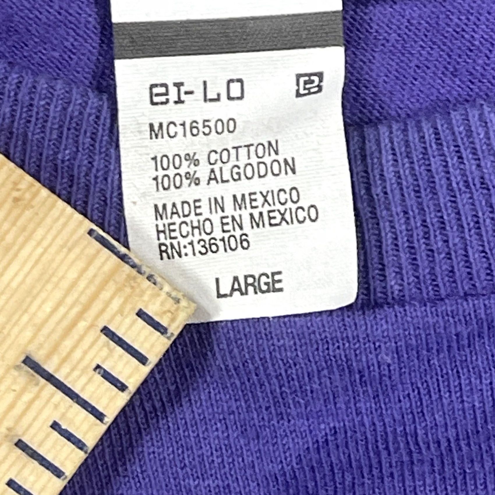 Vintage Ei-Lo T-Shirt Adults L Large Purple President Trump 2020 Crewneck Short Sleeve Mens Size US L / EU 52-54 / 3 - 7 Thumbnail