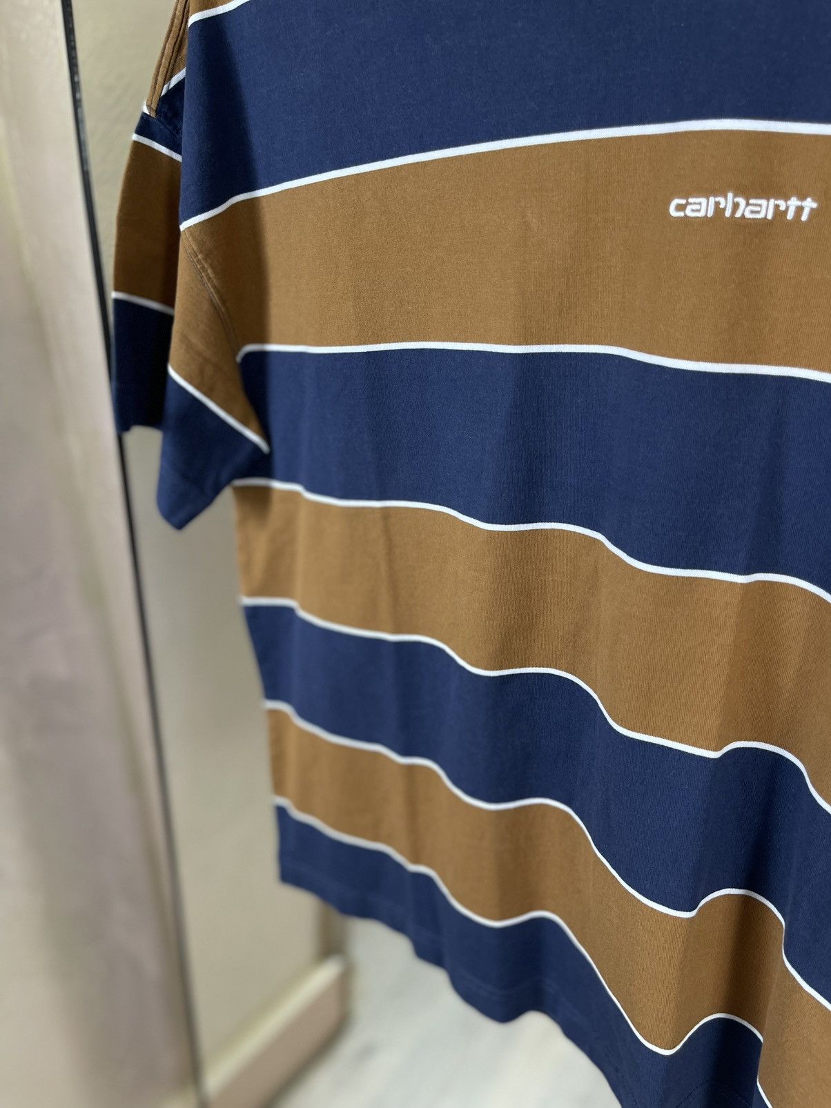 Carhartt Carhartt WIP Quinby Striped Tee Boxy Fit Organic Cotton Size US S / EU 44-46 / 1 - 4 Thumbnail