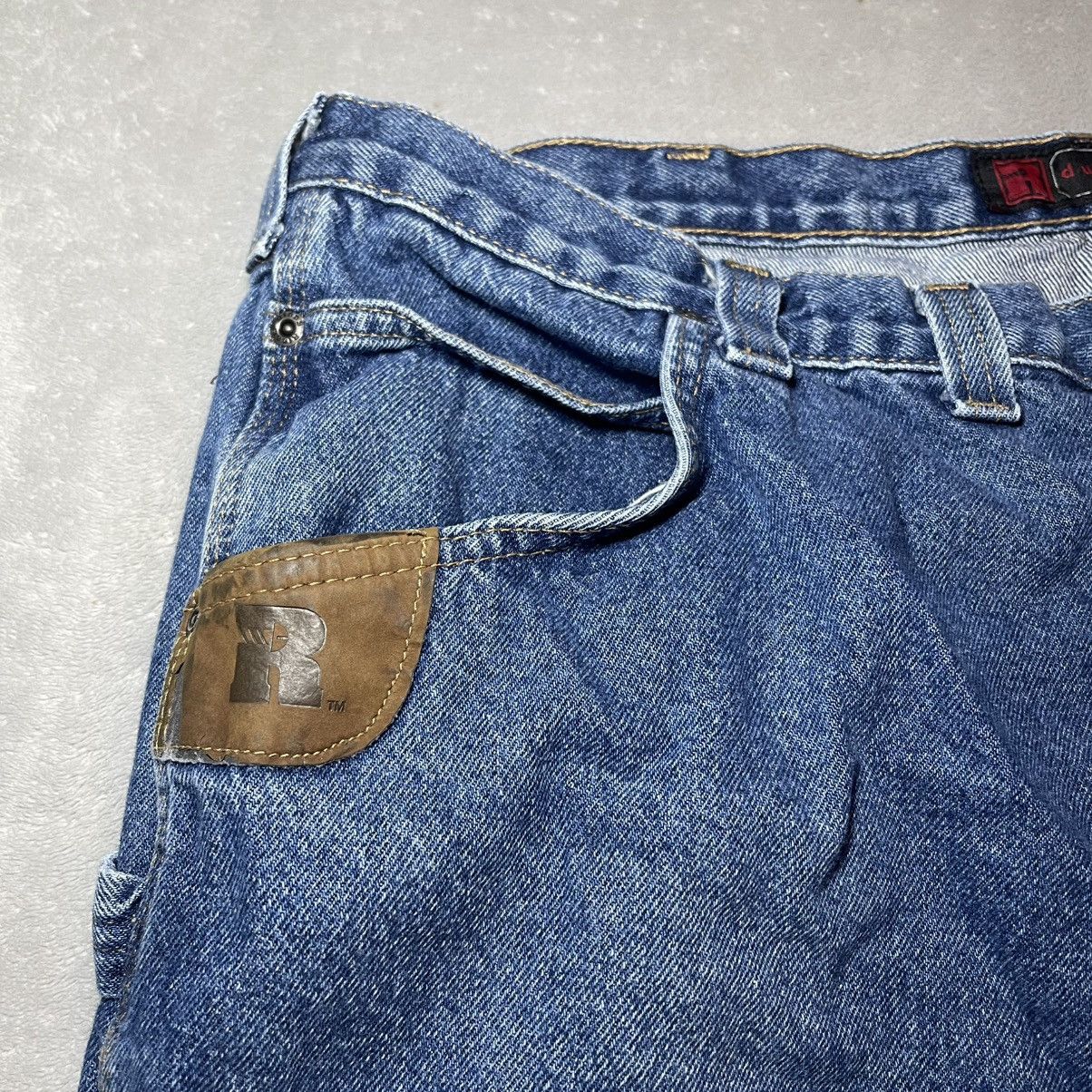 Wrangler Vintage 90s Wrangler Riggs Workwear Jeans Mens 44x32 Blue Size US 42 / EU 58 - 6 Thumbnail