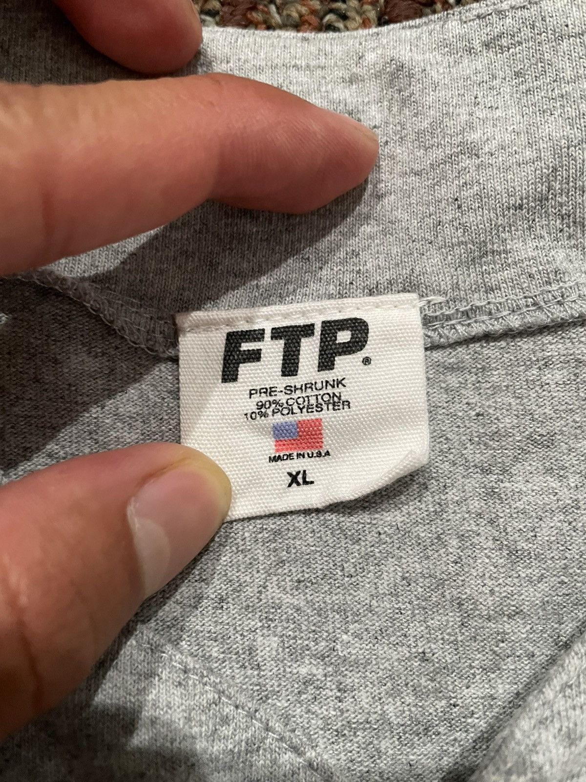 Fuck The Population FTP Made In Hell Baseball Jersey (X-Large) Size US XL / EU 56 / 4 - 5 Thumbnail