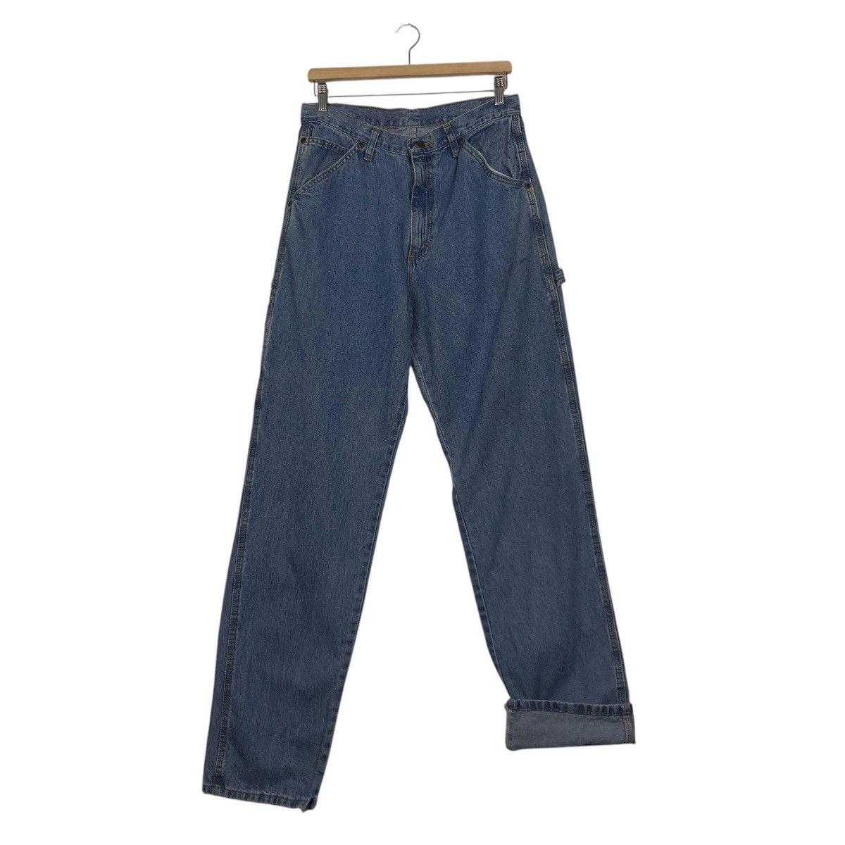 Japanese Brand × Vintage 📌Vintage Wrangler Denim Jeans Worker Wear Issey Miyake Size US 32 / EU 48 - 17 Thumbnail