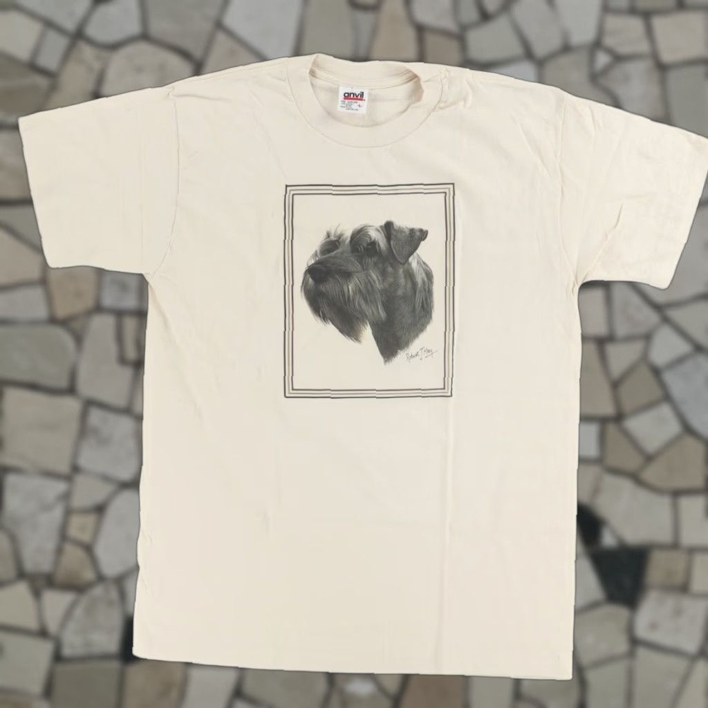 Anvil VTG Anvil T-Shirt Beige Men L Terrior Portrait Robert May Solid Shirt Size US L / EU 52-54 / 3 - 1 Thumbnail