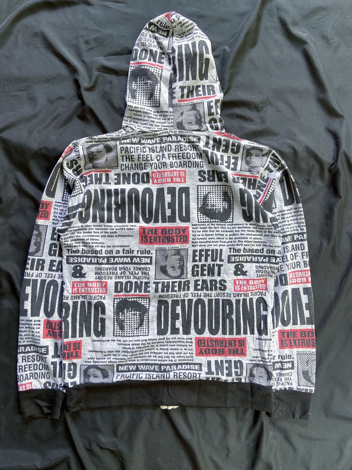 20471120 GREENGATES NEW WAVE PARADIDE ZIP HOODIE Size US M / EU 48-50 / 2 - 13 Thumbnail
