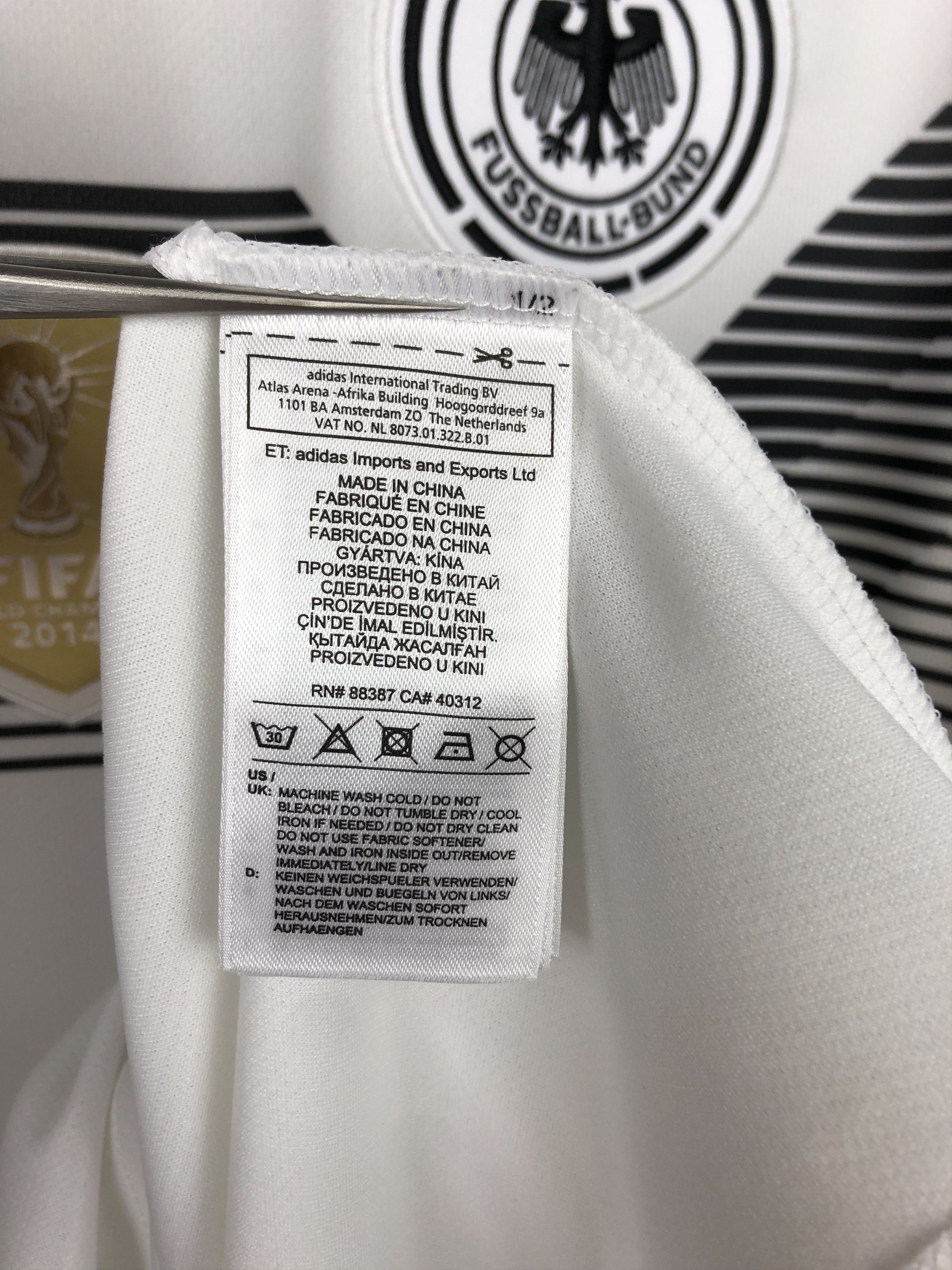 Adidas Germany football shirt 2018 Soccer Adidas Trikot Tee Hype Size US L / EU 52-54 / 3 - 7 Thumbnail