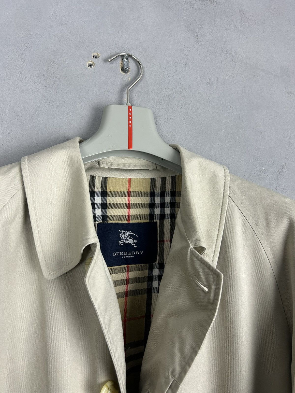 Burberry Burberry London Trench Coat Nova Check Beige Made in England Size US XXL / EU 58 / 5 - 3 Thumbnail
