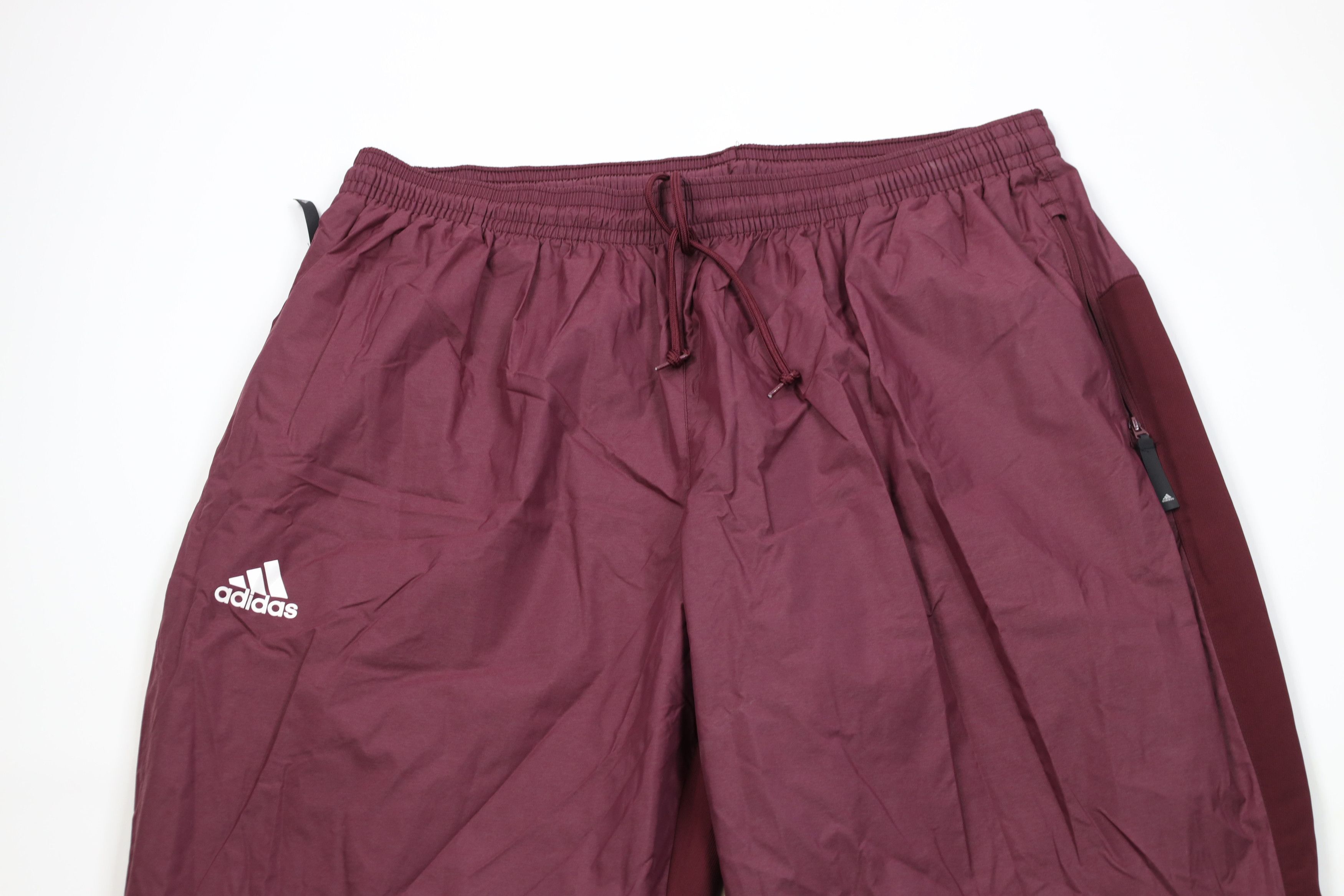 Adidas × Vintage Vintage Y2K Adidas Out Reflective Wide Leg Windbreaker Pants Size US 40 / EU 56 - 2 Thumbnail