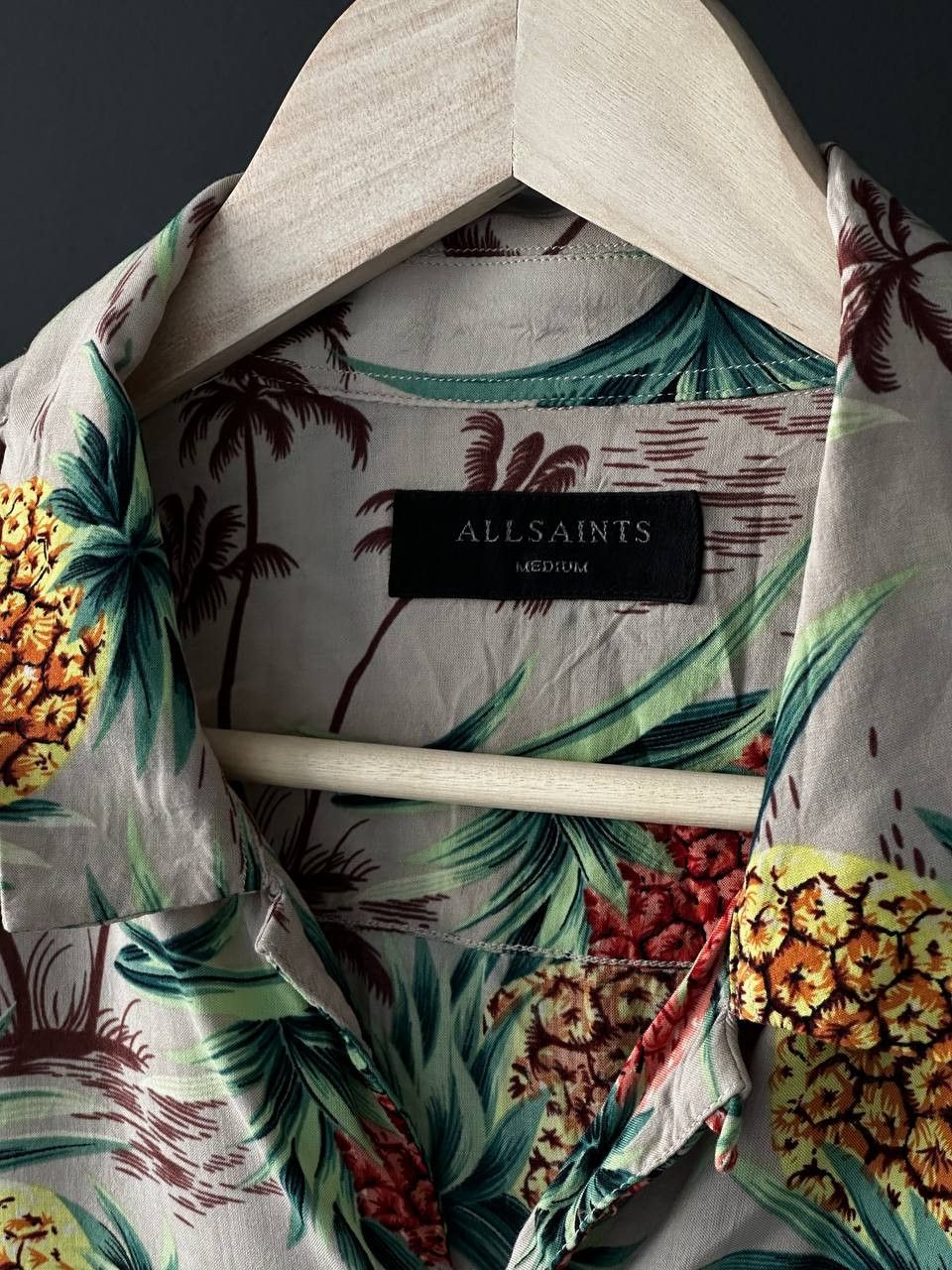 Allsaints Allsaints Japanese Hawaii Print Viscose Camp Collar Shirt Size US M / EU 48-50 / 2 - 4 Thumbnail