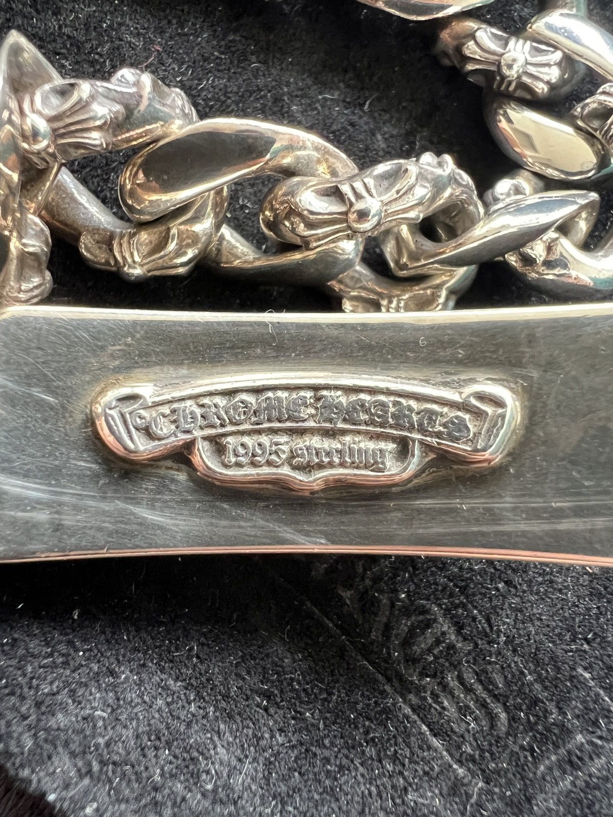 Chrome Hearts Chrome Hearts dragger hearts bracelet Size ONE SIZE - 3 Thumbnail