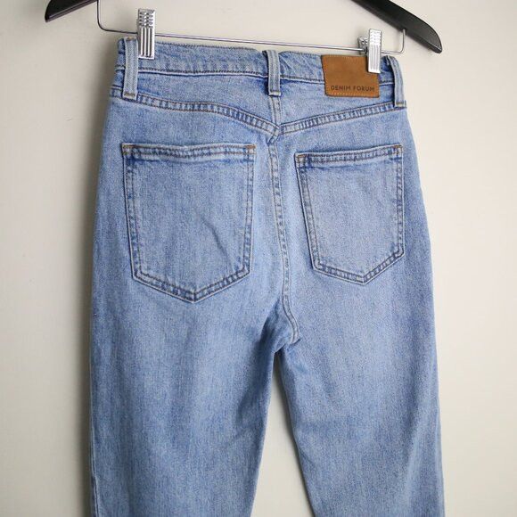 Aritzia Aritzia Denim Forum The Yoko High Rise Slim Jeans Bleu Size 25" / US 0 / IT 36 - 7 Thumbnail