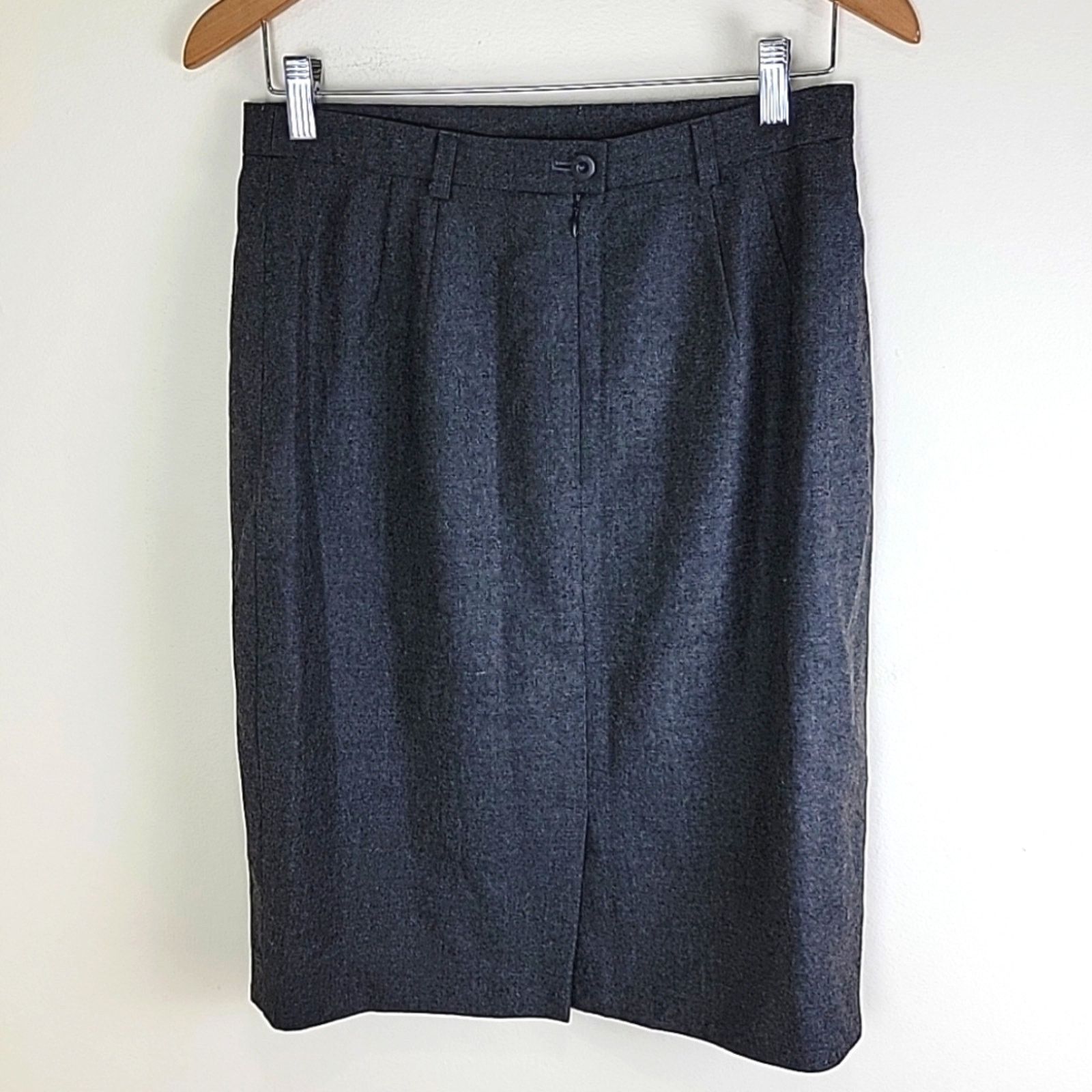 Escada Escada 100% Pure Wool Pencil Skirt size 38 Size 28" / US 6 / IT 42 - 5 Thumbnail