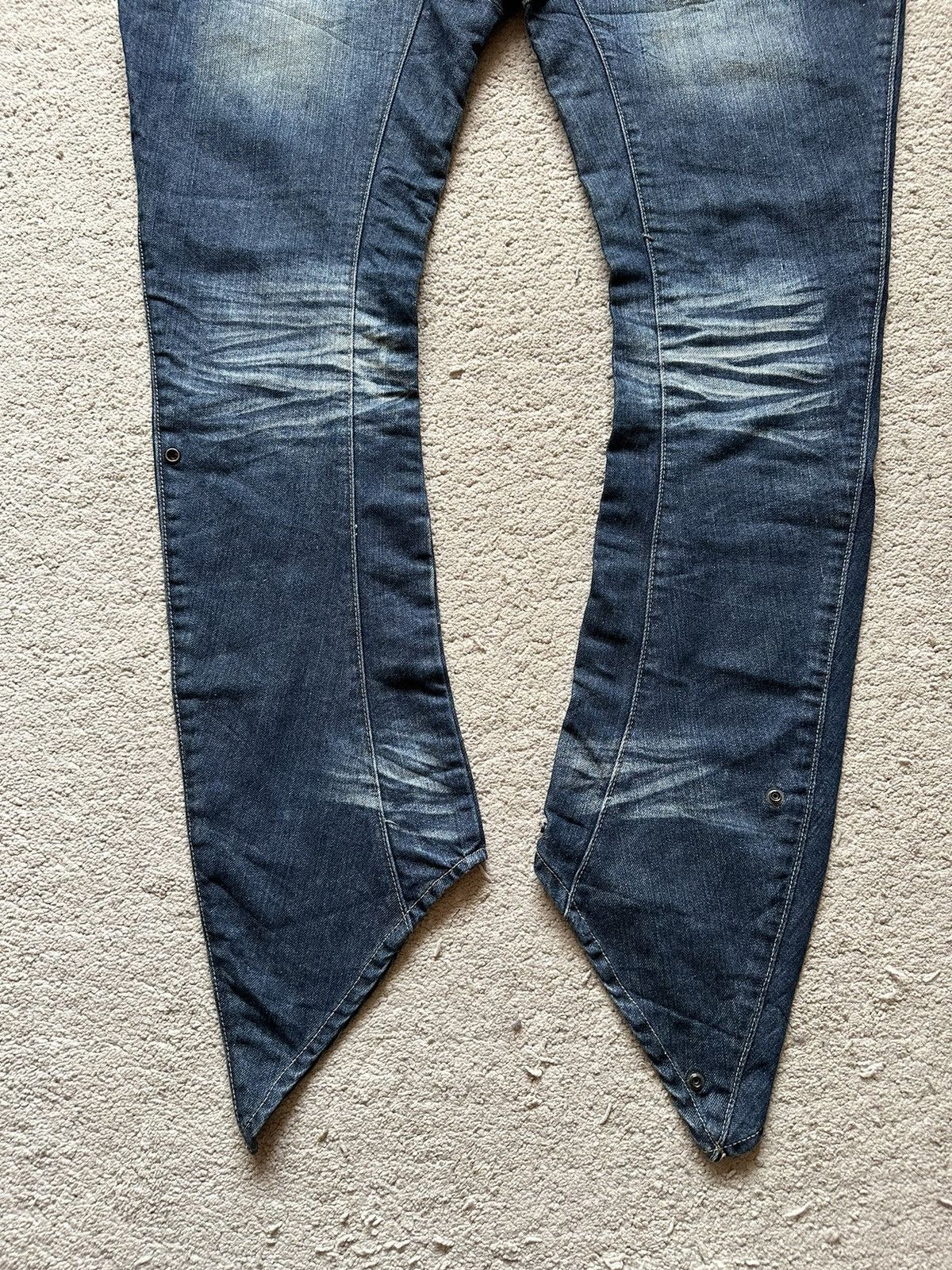 PPFM 2000s PPFM Destruct Product J Cut Jeans Transform Bag Size US 30 / EU 46 - 7 Thumbnail