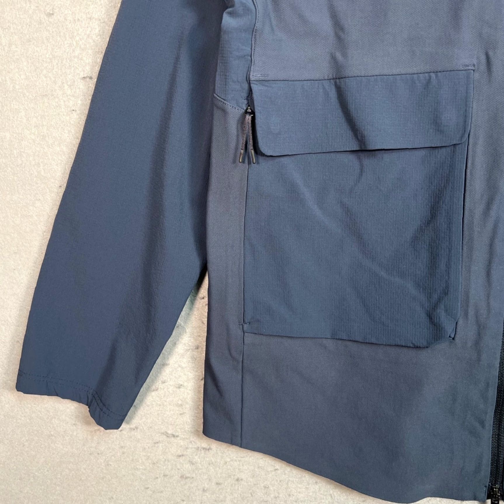 Lululemon Lululemon Ashta Bomber Womens Size Medium Navy Blue Full-Zip Jacket - Athletic, Classic, Pockets, Regular M, Blue, Jacket, Women Size M / US 6-8 / IT 42-44 - 6 Thumbnail