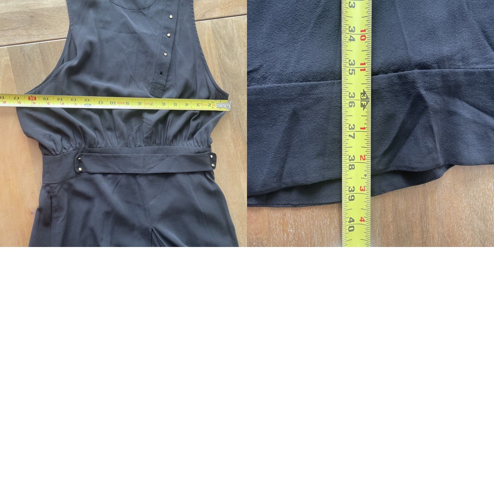 Alexander Wang Alexander Wang Silk Sleeveless Blouson Dress Womens Size 6 Black Pockets Mini Size M / US 6-8 / IT 42-44 - 9 Thumbnail