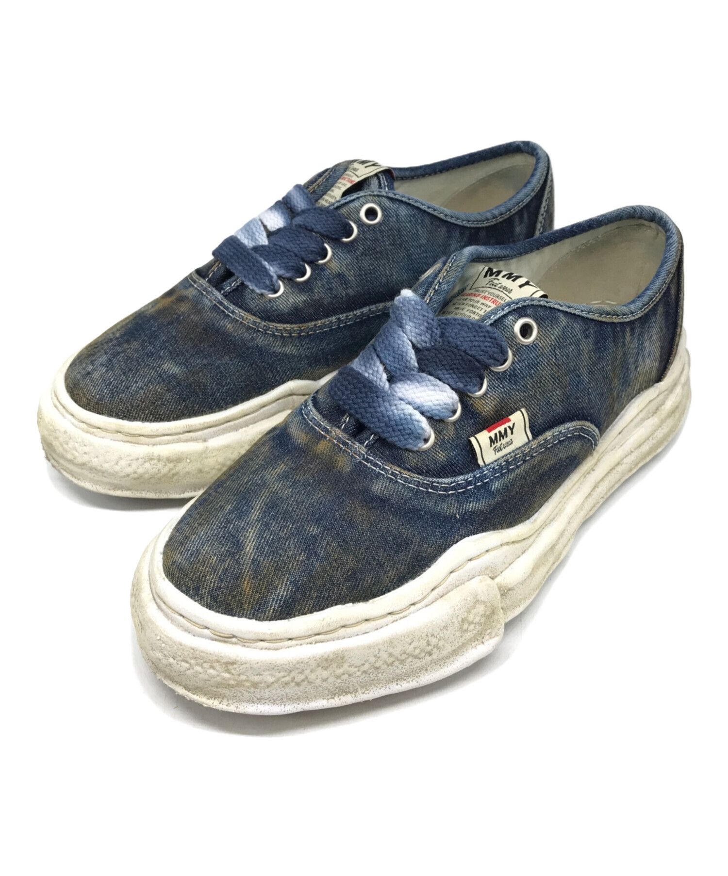 Maison MIHARA YASUHIRO Maison MIHARA YASUHIRO BAKER Washed Denim Low-Top Sneakers Size US 7 / EU 40 - 1 Thumbnail