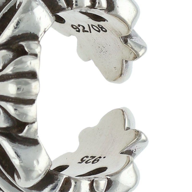 Chrome Hearts Chrome Hearts Double Floral Cross Silver Ring Size ONE SIZE - 3 Thumbnail