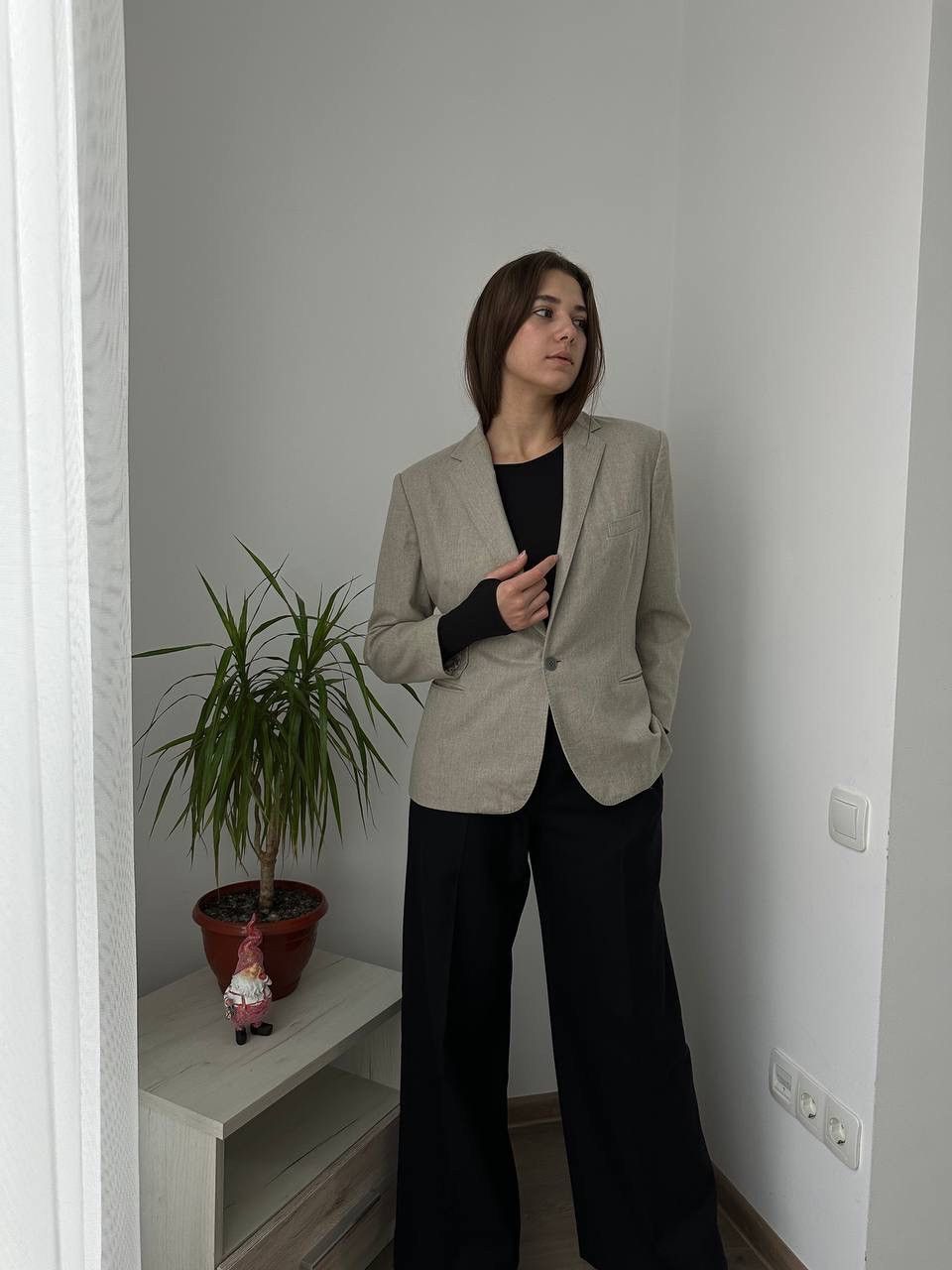 Polo Ralph Lauren × Vintage Vintage Polo Ralph Lauren Merino Wool Women’s White Blazer Size M / US 6-8 / IT 42-44 - 14 Thumbnail