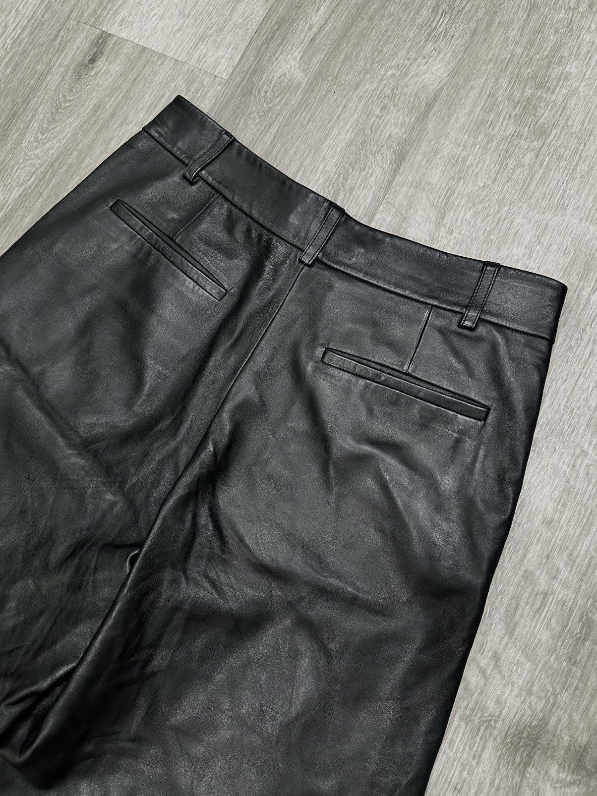 Acne Studios Acne Studios Lamb Leather Shorts Size US 31 - 4 Thumbnail
