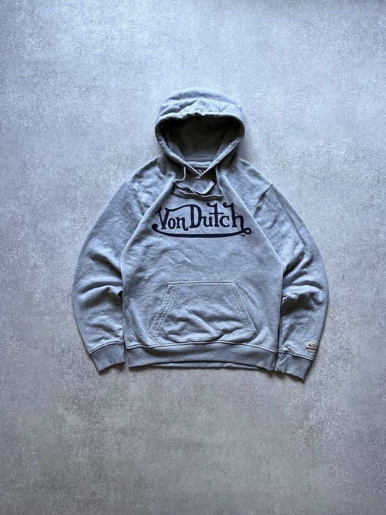 Vintage × Von Dutch Vintage Von Dutch Boxy Hoodie Y2K L Size US L / EU 52-54 / 3 - 1 Thumbnail