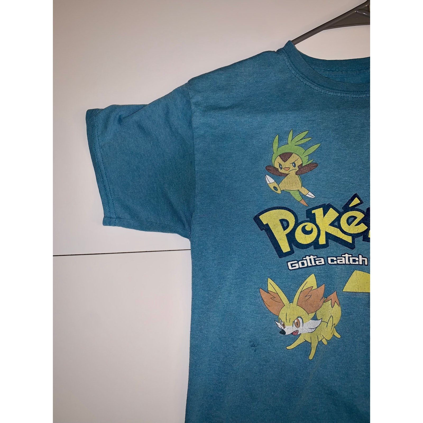 Pokemon Pokemon Starter Characters Blue Shirt - Size Kids 2XL (18) Size US XS / EU 42 / 0 - 6 Thumbnail